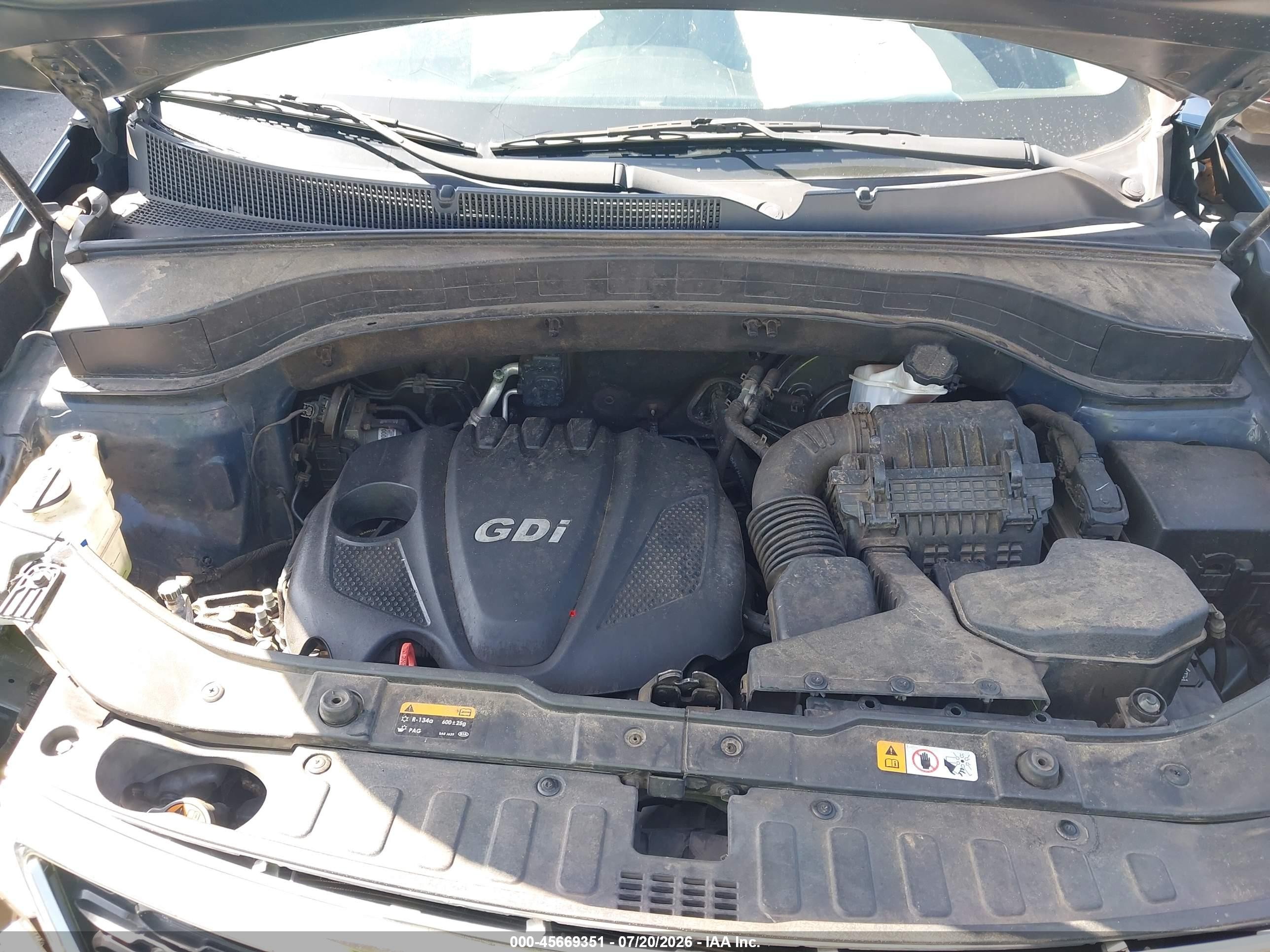 2015 Kia Sorento Lx Синий vin: 5XYKT3A69FG555732