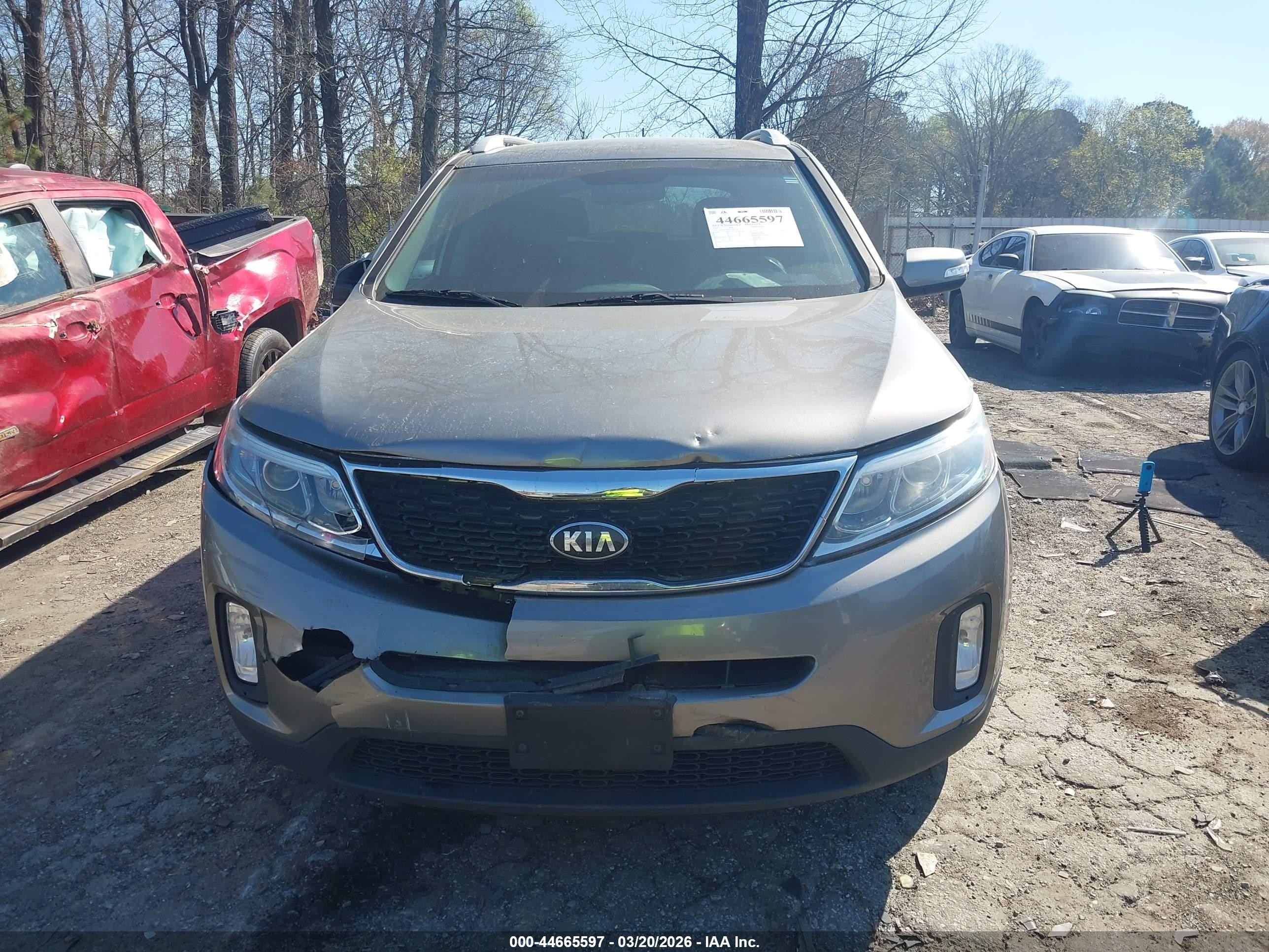 2015 Kia Sorento Lx Gray vin: 5XYKT3A69FG560767