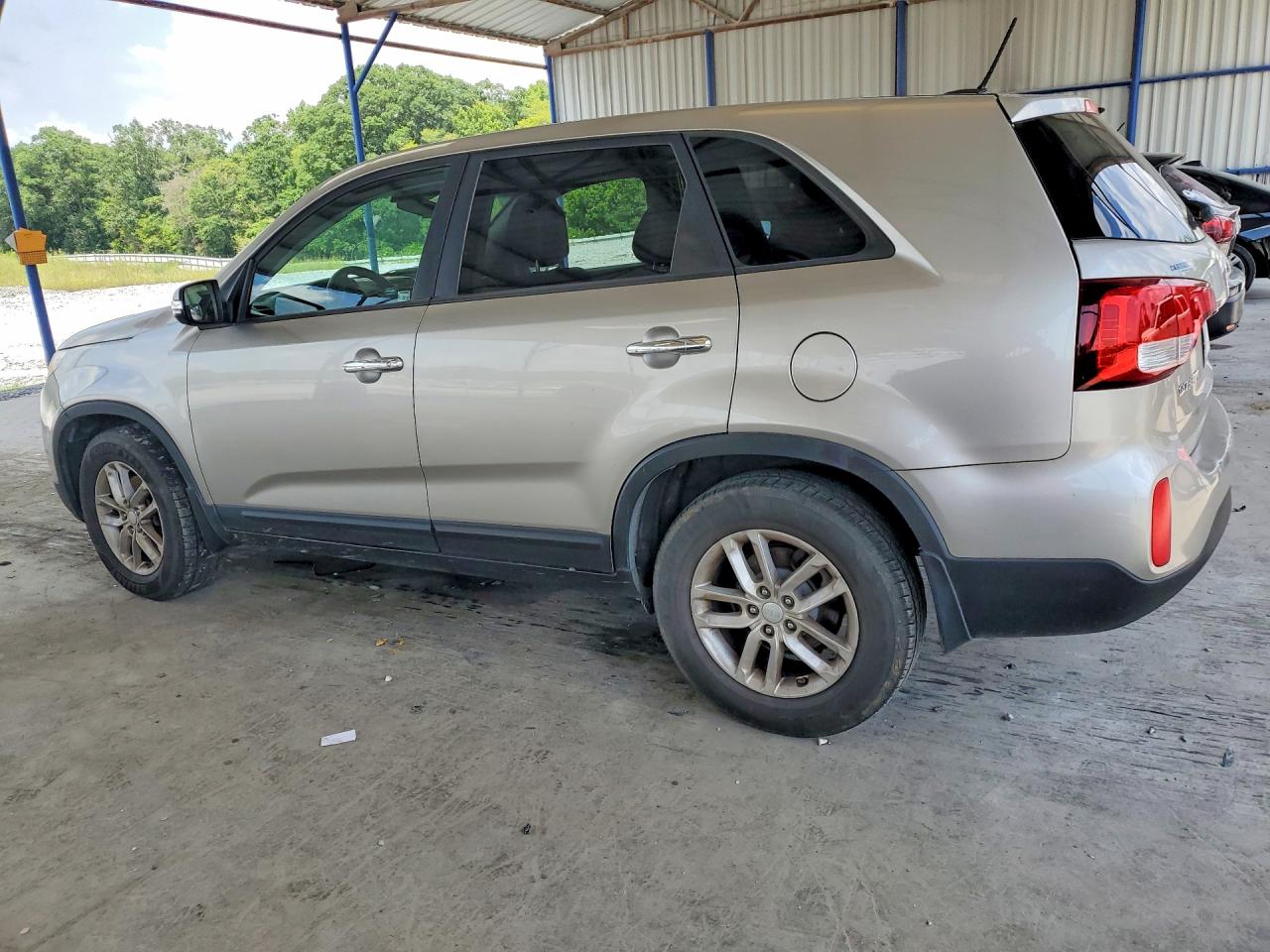 2015 Kia Sorento Lx Silver vin: 5XYKT3A69FG578038
