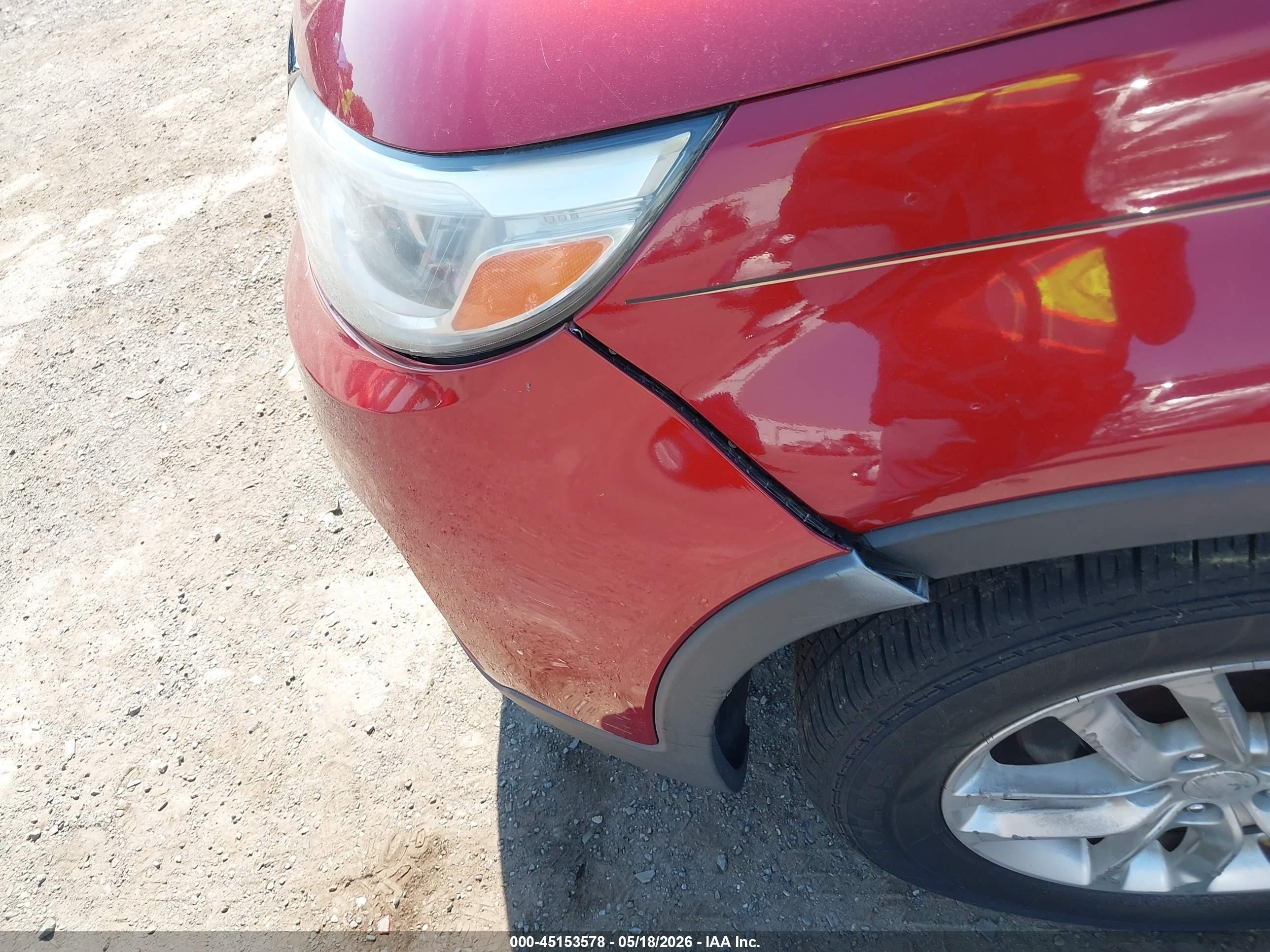 2015 Kia Sorento Lx Red vin: 5XYKT3A69FG609885