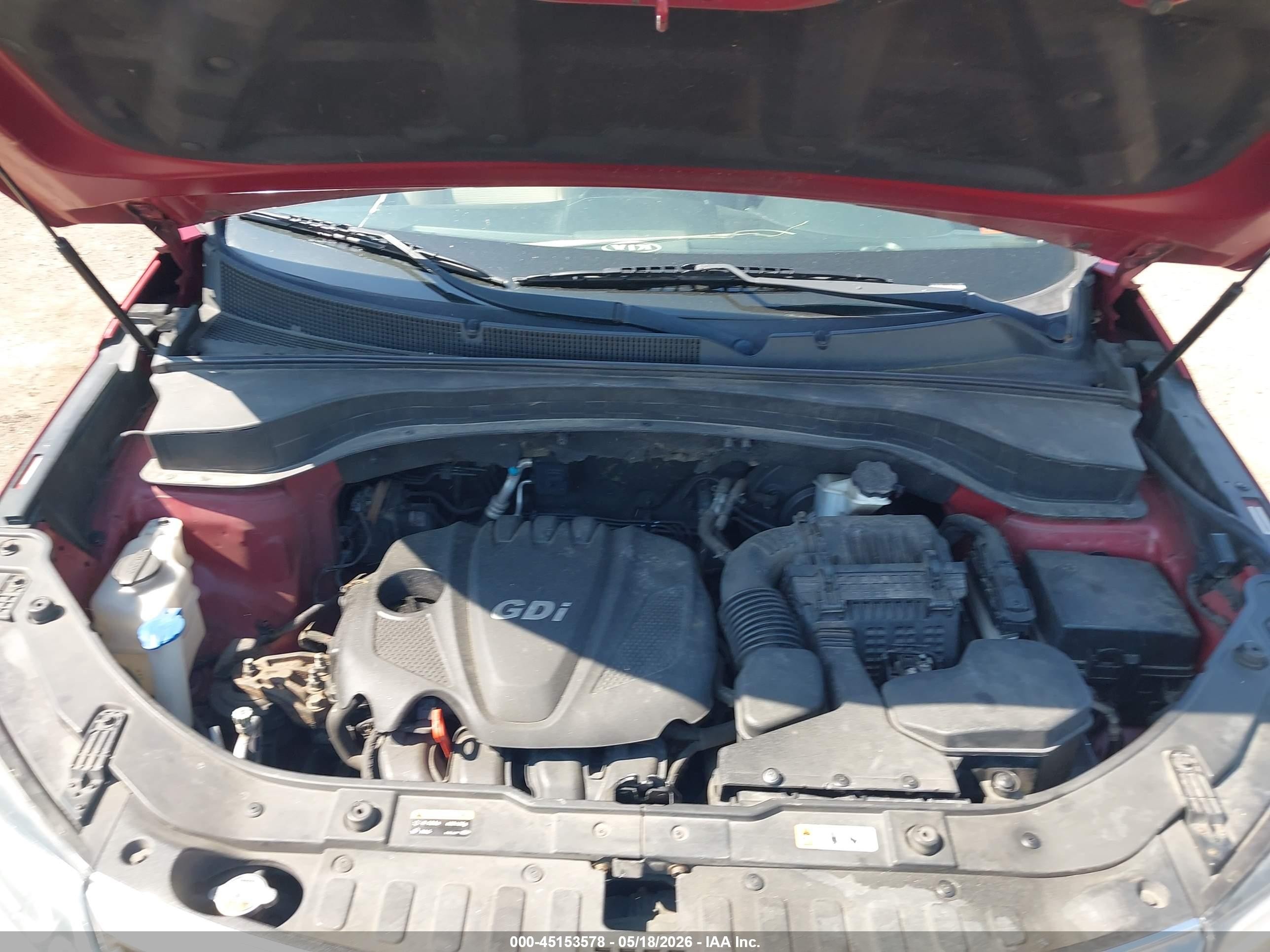 2015 Kia Sorento Lx Red vin: 5XYKT3A69FG609885