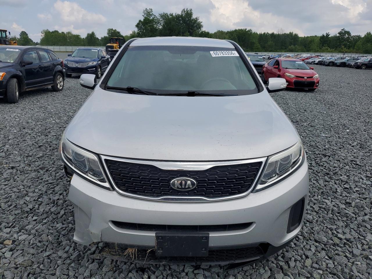2015 Kia Sorento Lx Silver vin: 5XYKT3A69FG621129