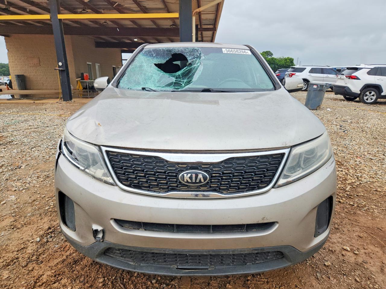 2015 Kia Sorento Lx Silver vin: 5XYKT3A69FG637556