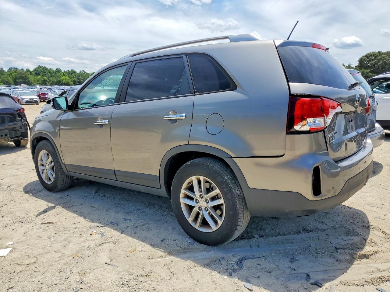 2015 Kia Sorento Lx Gray vin: 5XYKT3A69FG658035