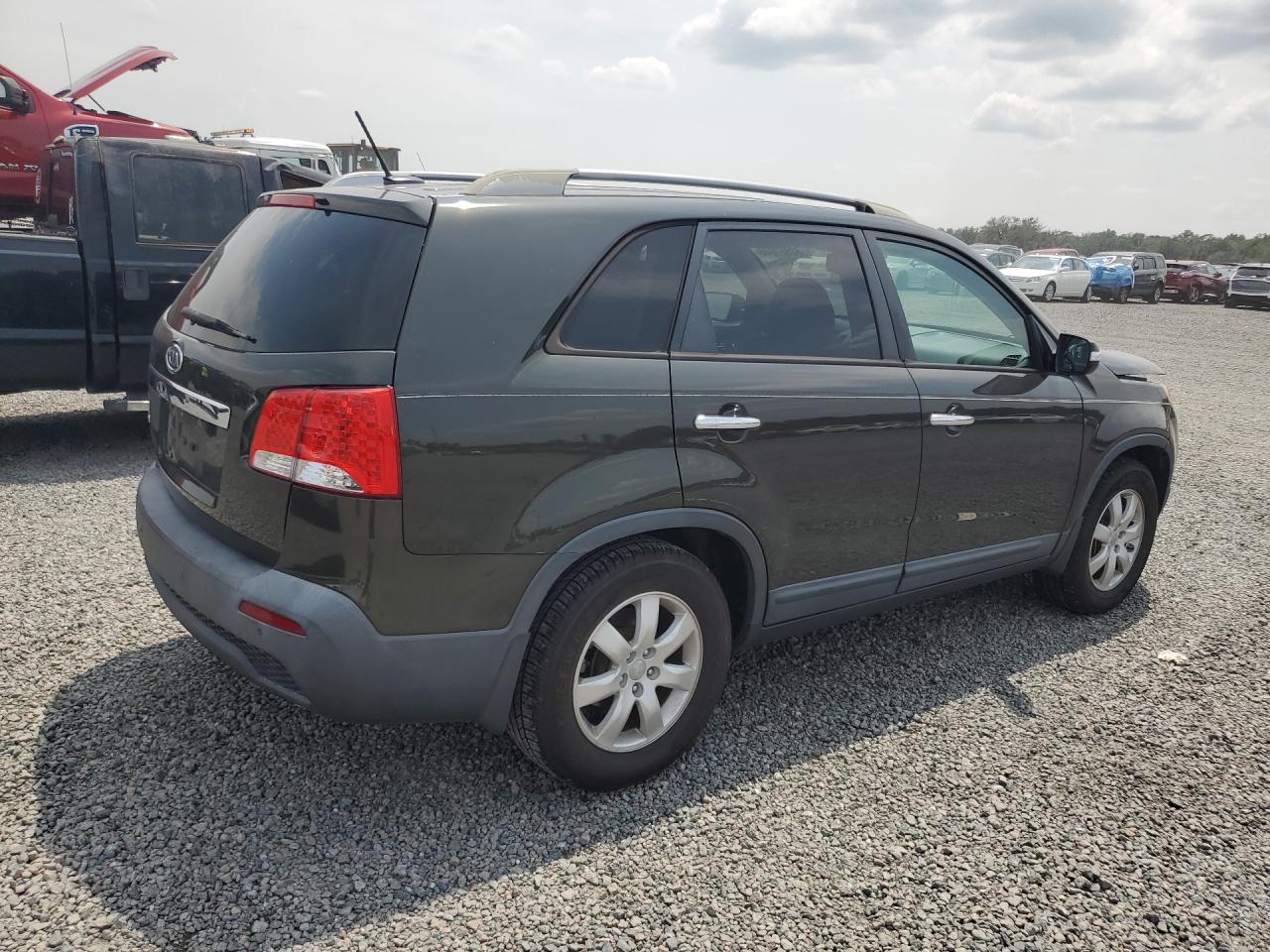 2012 Kia Sorento Lx Charcoal vin: 5XYKT3A6XCG217252