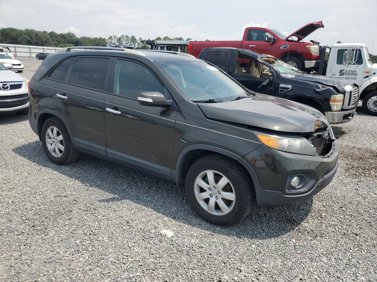 2012 Kia Sorento Lx Charcoal vin: 5XYKT3A6XCG217252