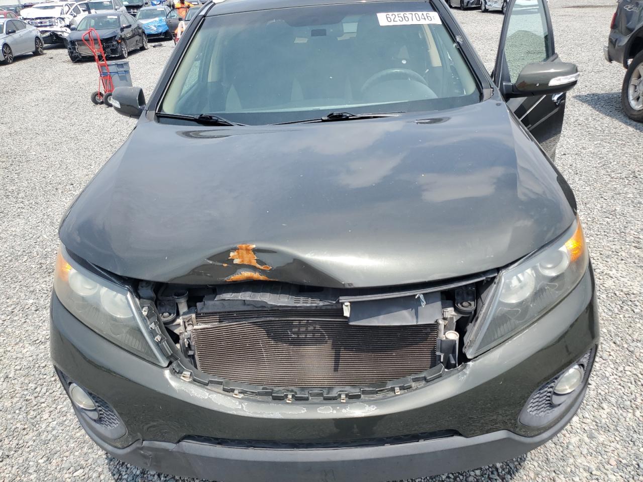 2012 Kia Sorento Lx Charcoal vin: 5XYKT3A6XCG217252