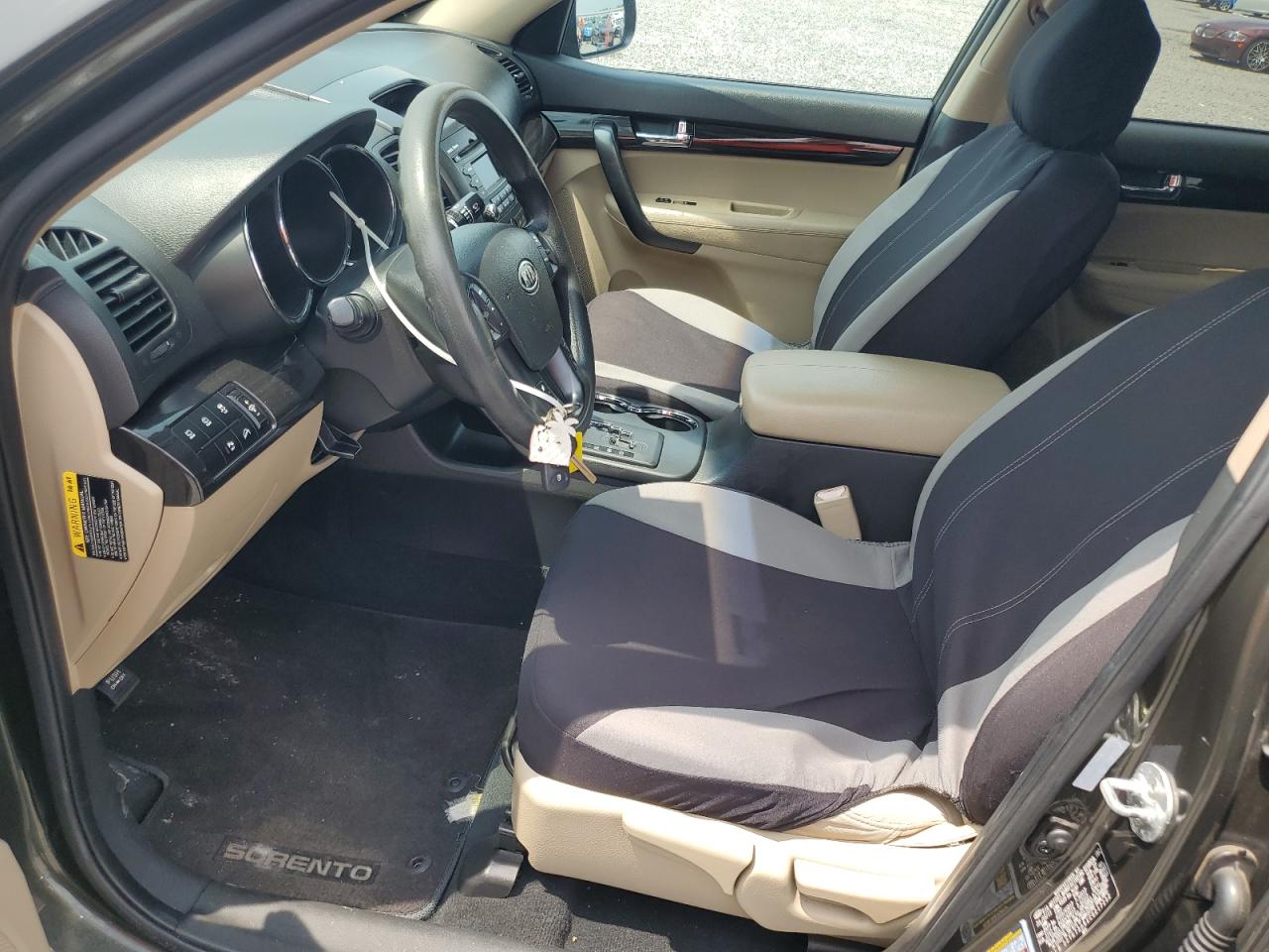 2012 Kia Sorento Lx Charcoal vin: 5XYKT3A6XCG217252