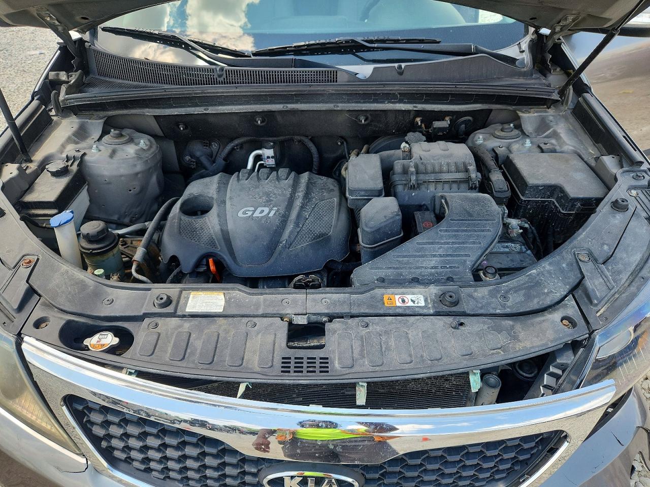 2013 Kia Sorento Lx Серый vin: 5XYKT3A6XDG396667