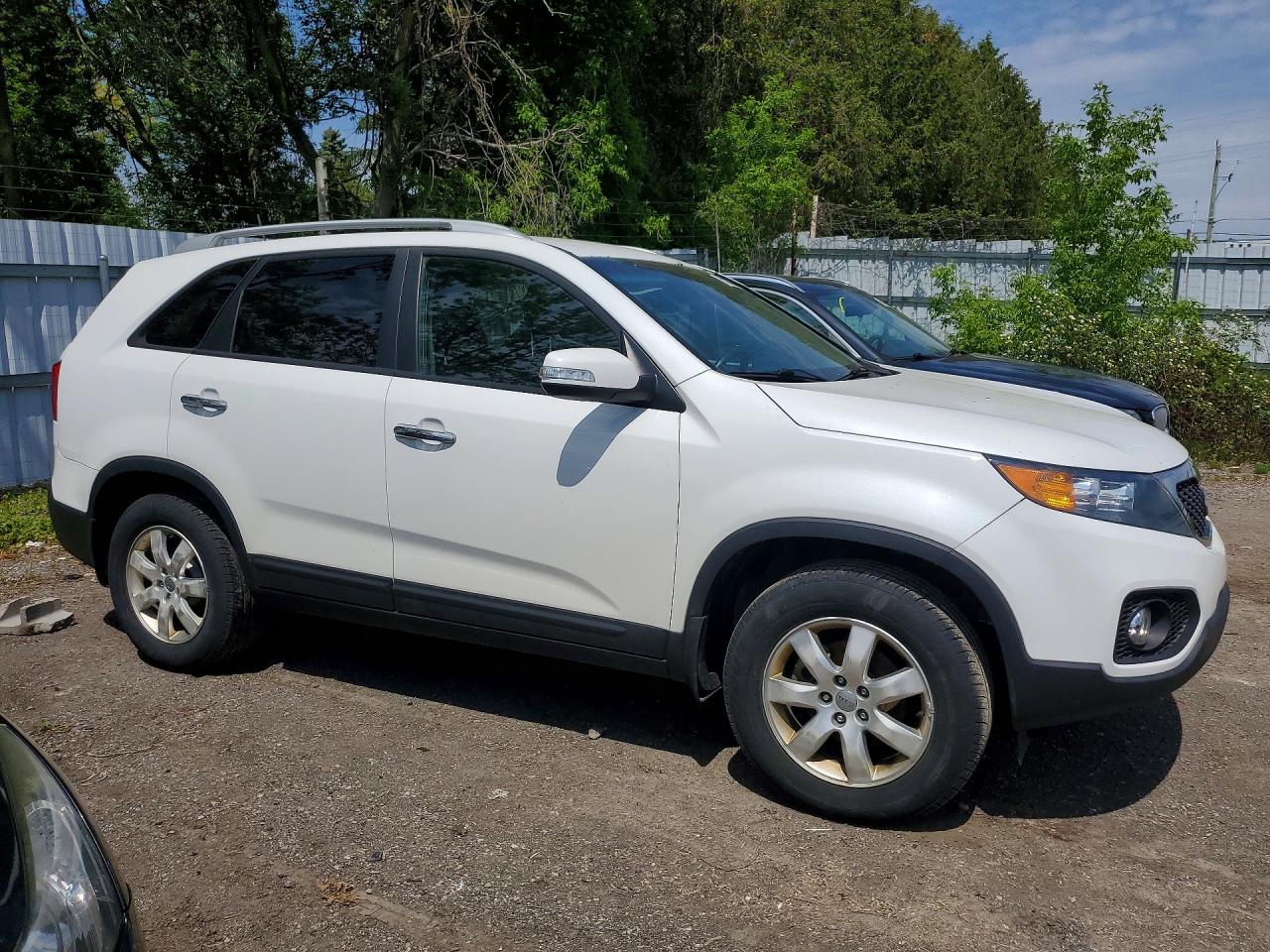 2013 Kia Sorento Lx Белый vin: 5XYKT3A6XDG411023