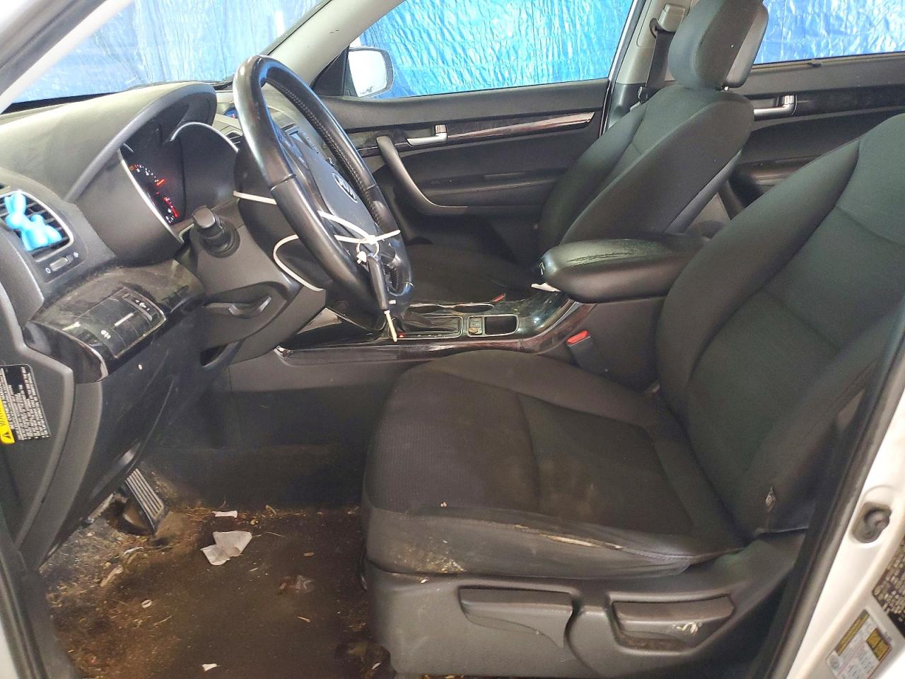 2014 Kia Sorento Lx Silver vin: 5XYKT3A6XEG428048