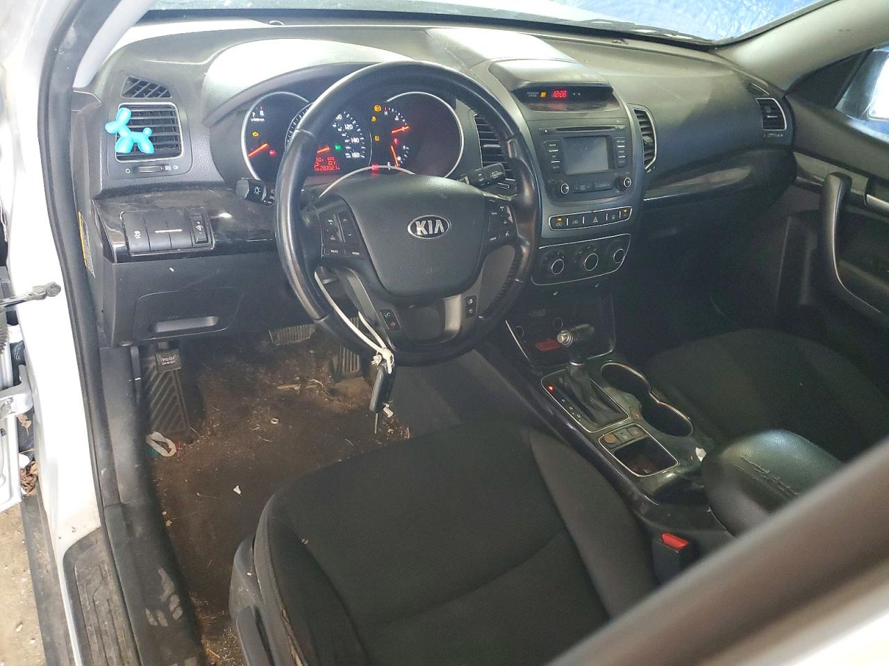 2014 Kia Sorento Lx Silver vin: 5XYKT3A6XEG428048