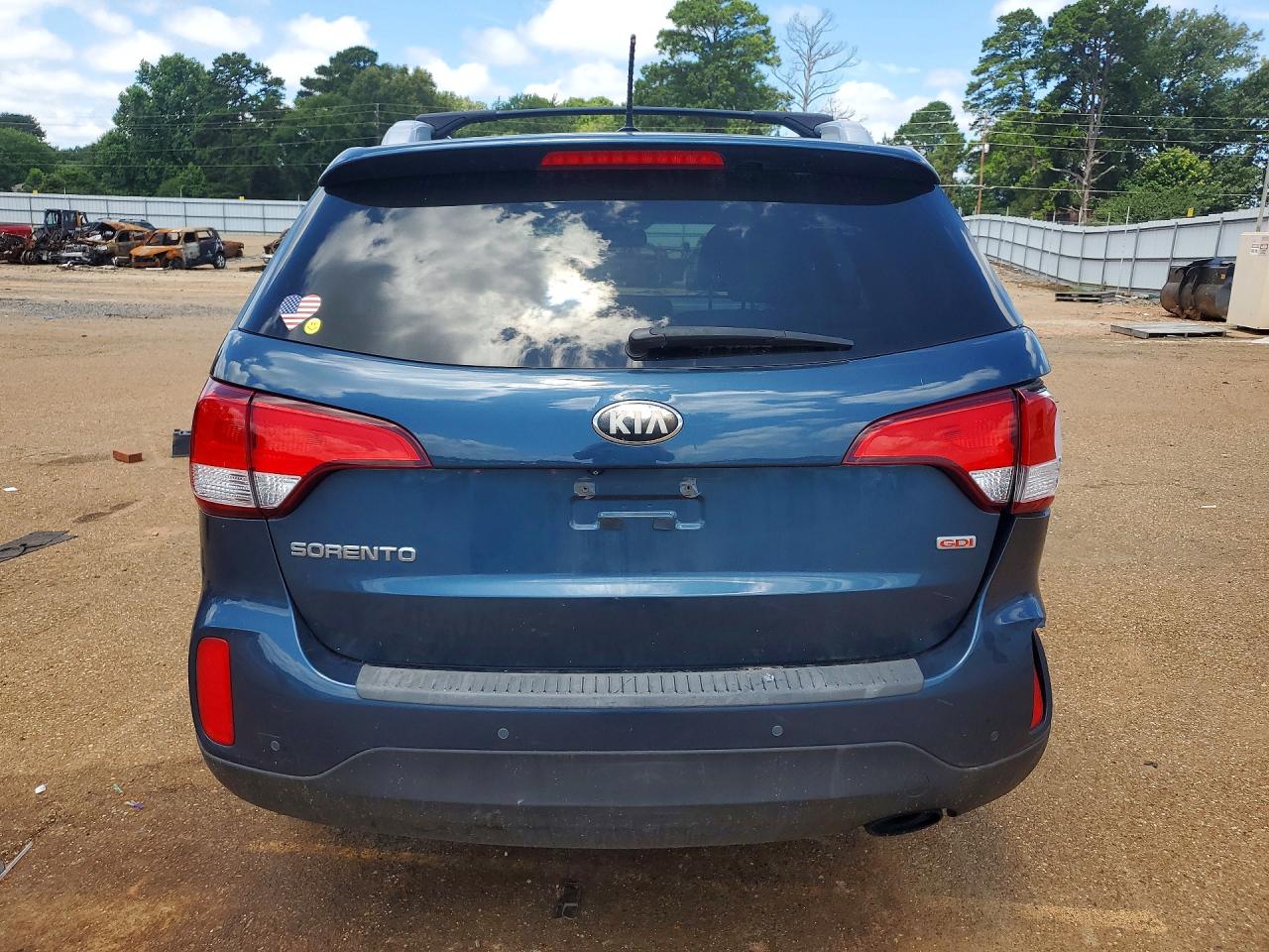 2014 Kia Sorento Lx Blue vin: 5XYKT3A6XEG444458
