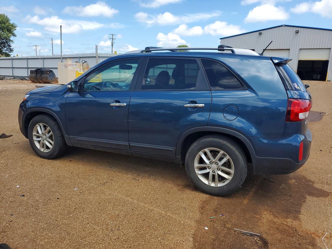 2014 Kia Sorento Lx Blue vin: 5XYKT3A6XEG444458
