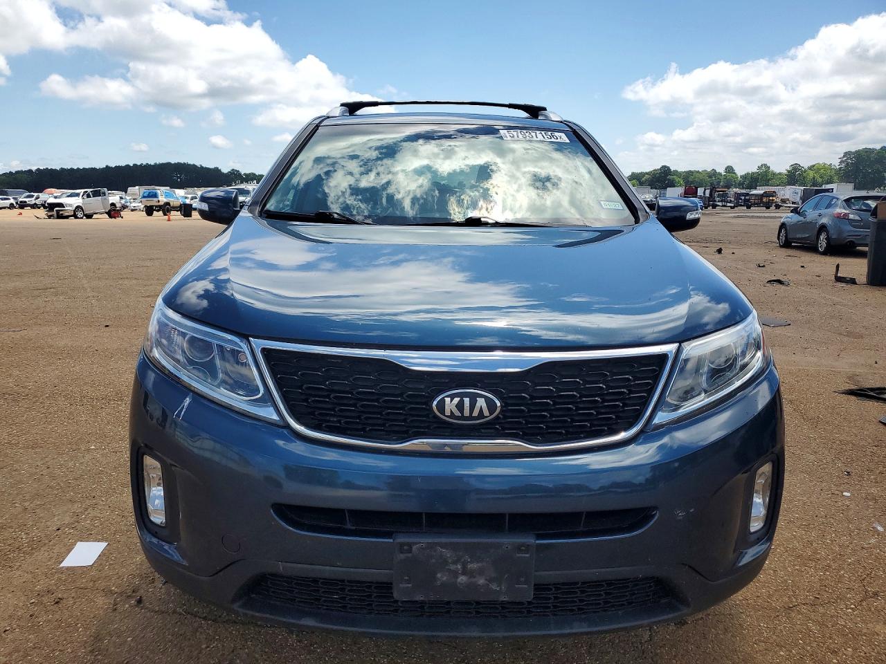 2014 Kia Sorento Lx Blue vin: 5XYKT3A6XEG444458