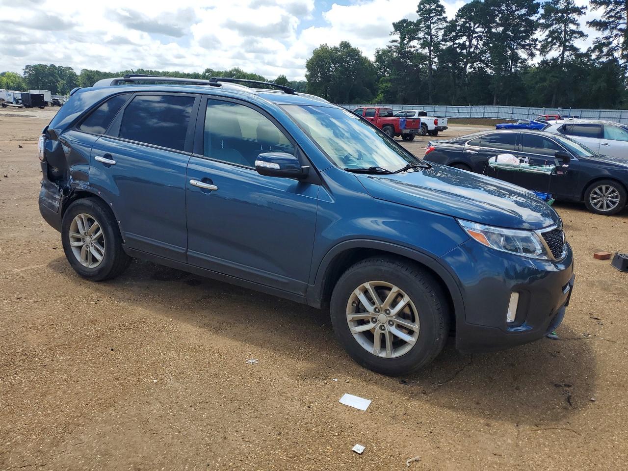 2014 Kia Sorento Lx Blue vin: 5XYKT3A6XEG444458
