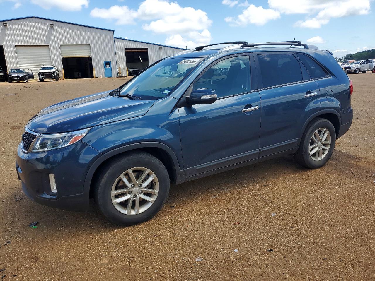 2014 Kia Sorento Lx Blue vin: 5XYKT3A6XEG444458