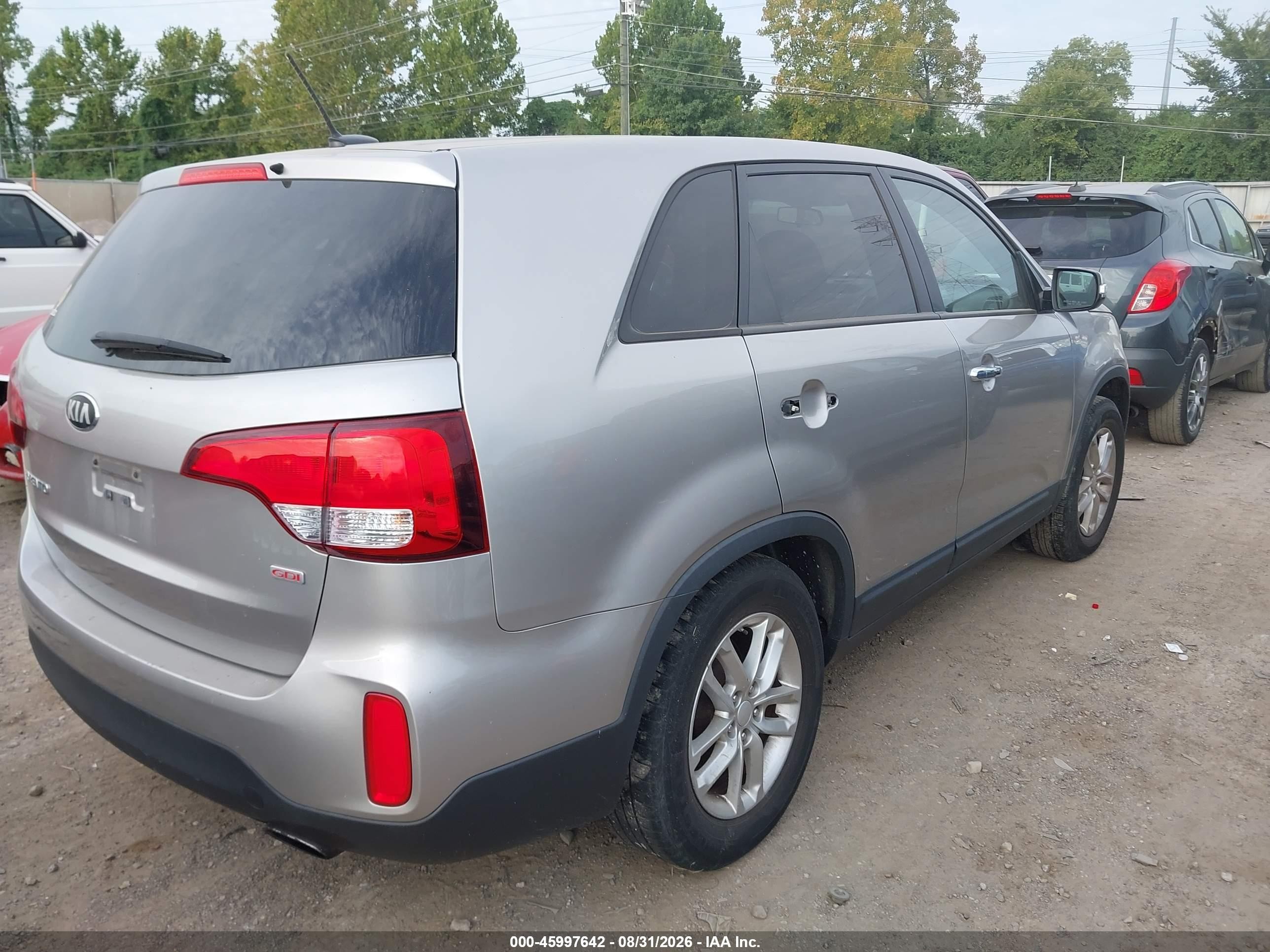 2014 Kia Sorento Lx Tan vin: 5XYKT3A6XEG486385