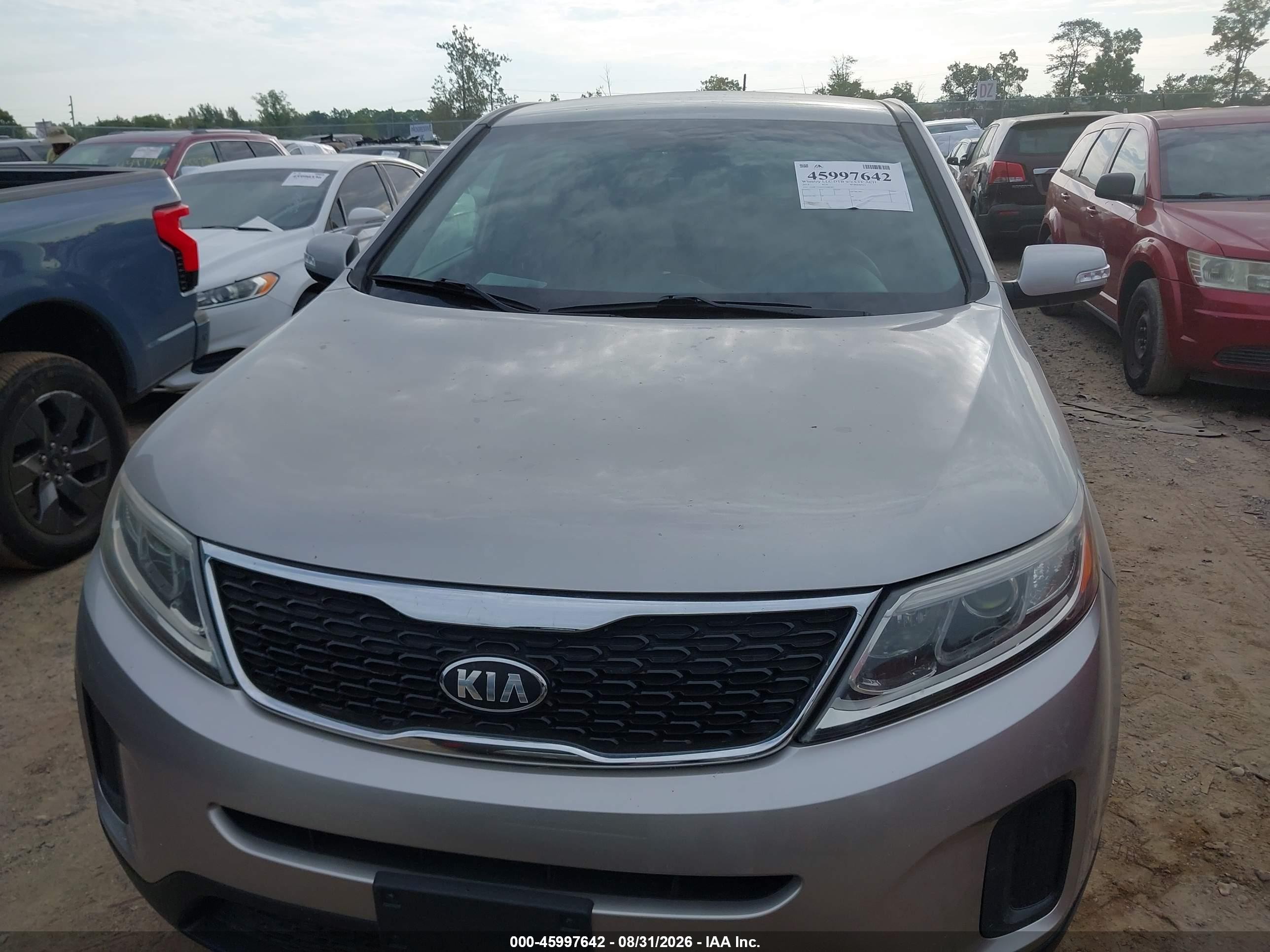 2014 Kia Sorento Lx Tan vin: 5XYKT3A6XEG486385