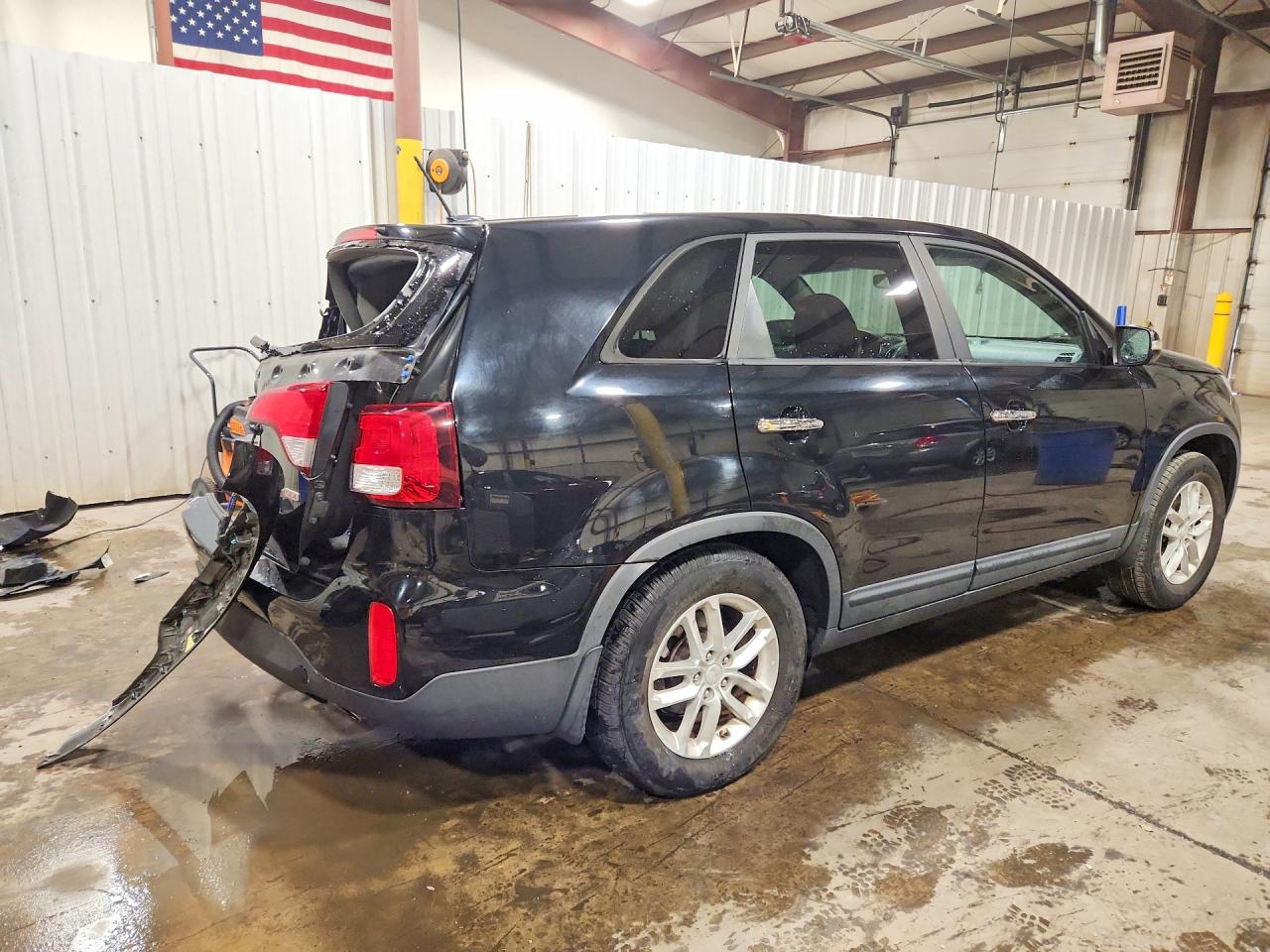 2015 Kia Sorento Lx Черный vin: 5XYKT3A6XFG592756