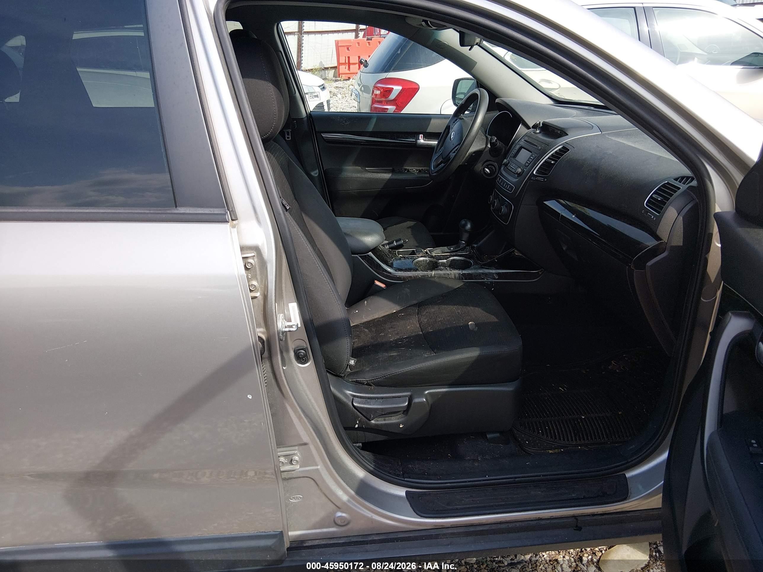 2015 Kia Sorento Lx Silver vin: 5XYKT3A6XFG631720