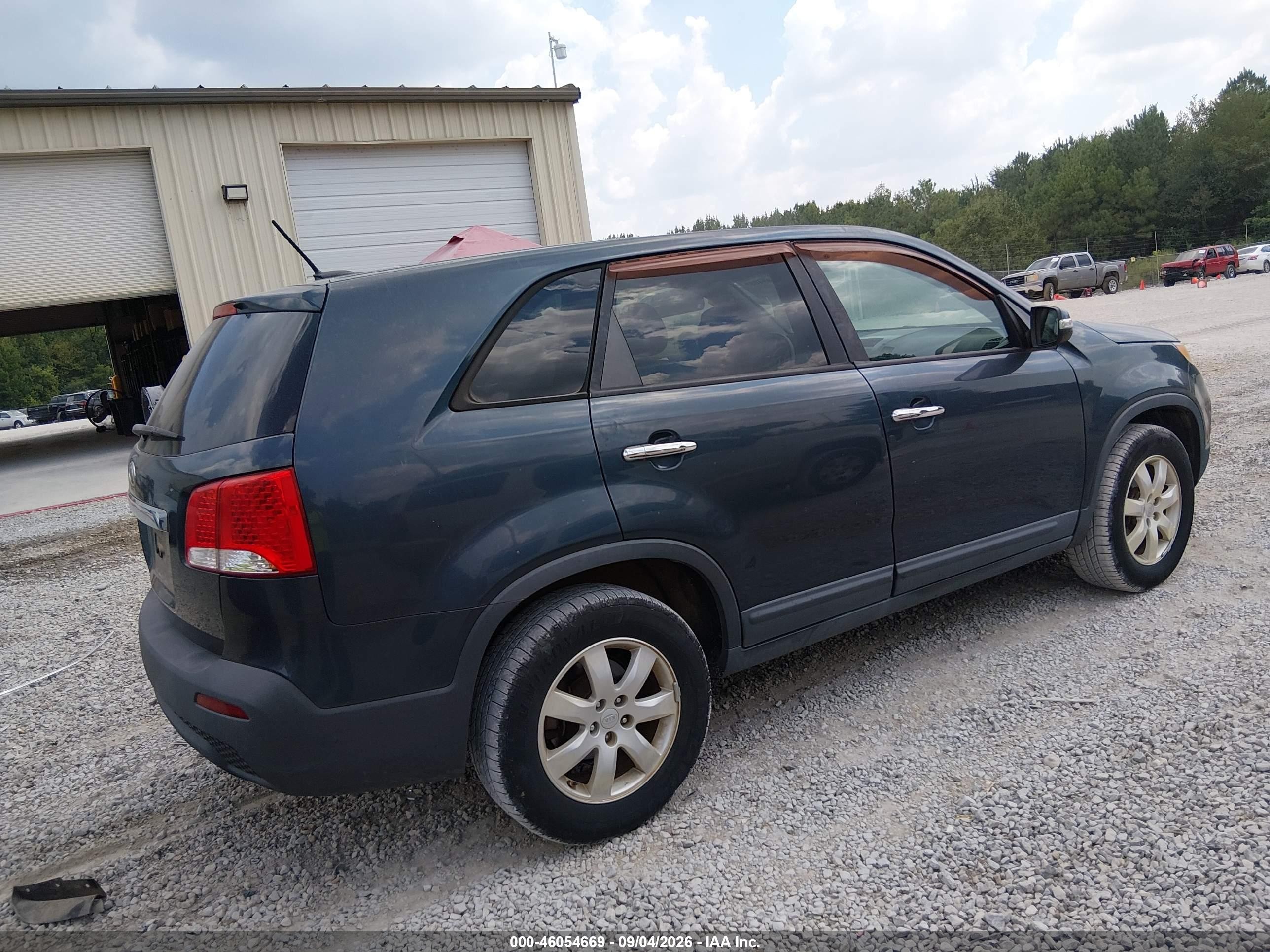 2012 Kia Sorento Lx Blue vin: 5XYKT4A12CG193314