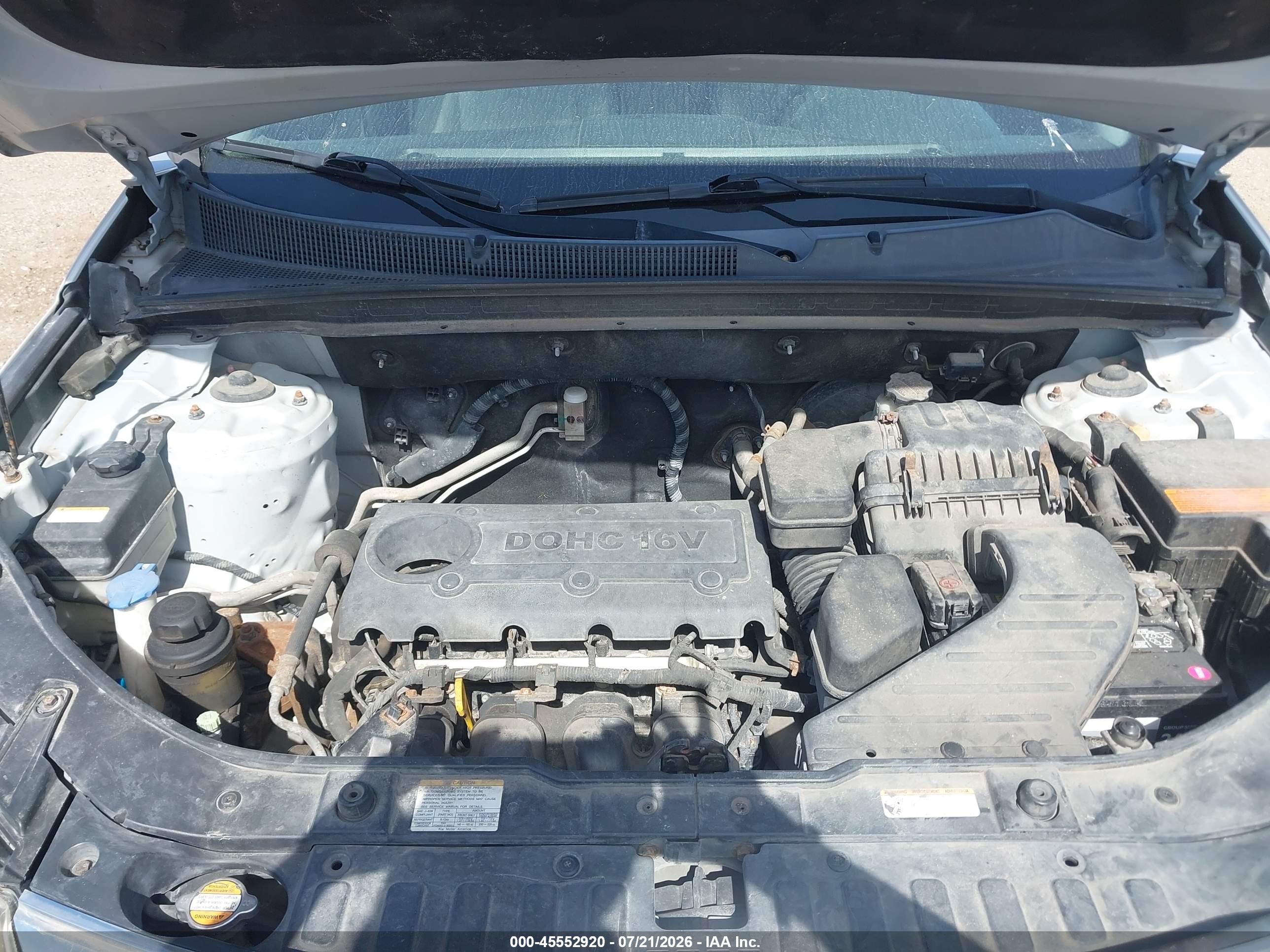2011 Kia Sorento Lx Silver vin: 5XYKT4A13BG049110