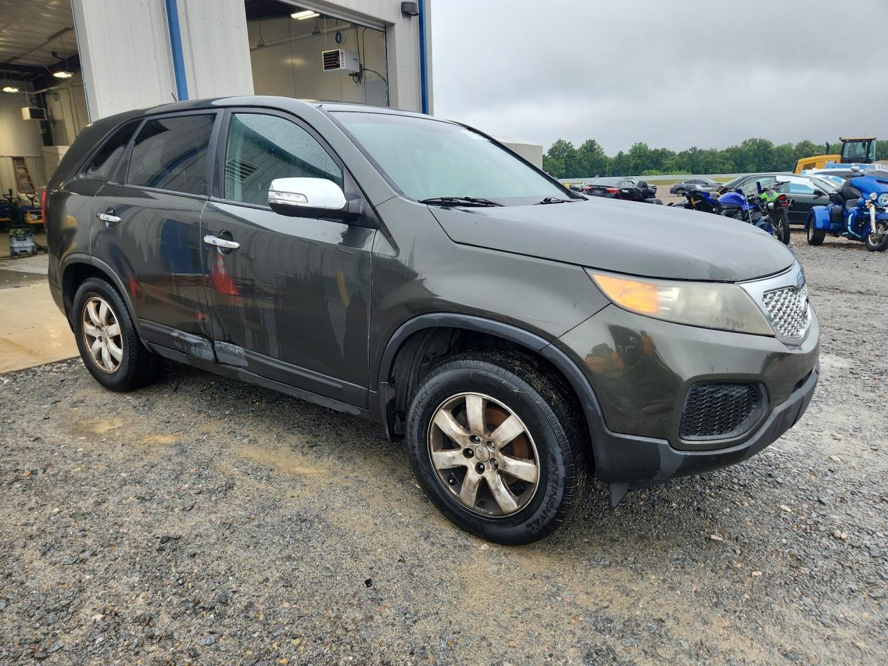 2013 Kia Sorento Lx Green vin: 5XYKT4A13DG316412
