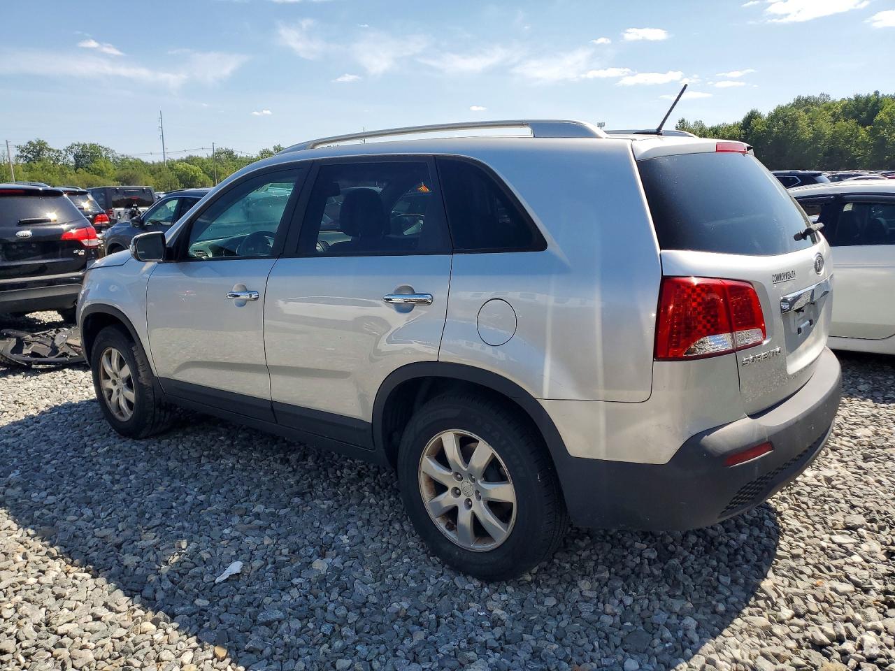 2011 Kia Sorento Lx Silver vin: 5XYKT4A16BG049523