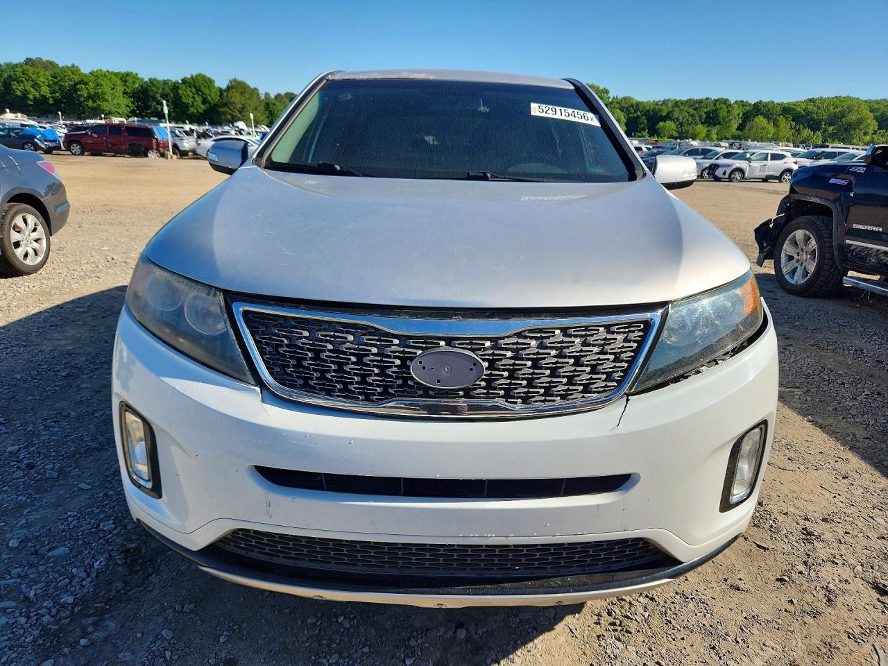2013 Kia Sorento Lx Silver vin: 5XYKT4A18DG393499