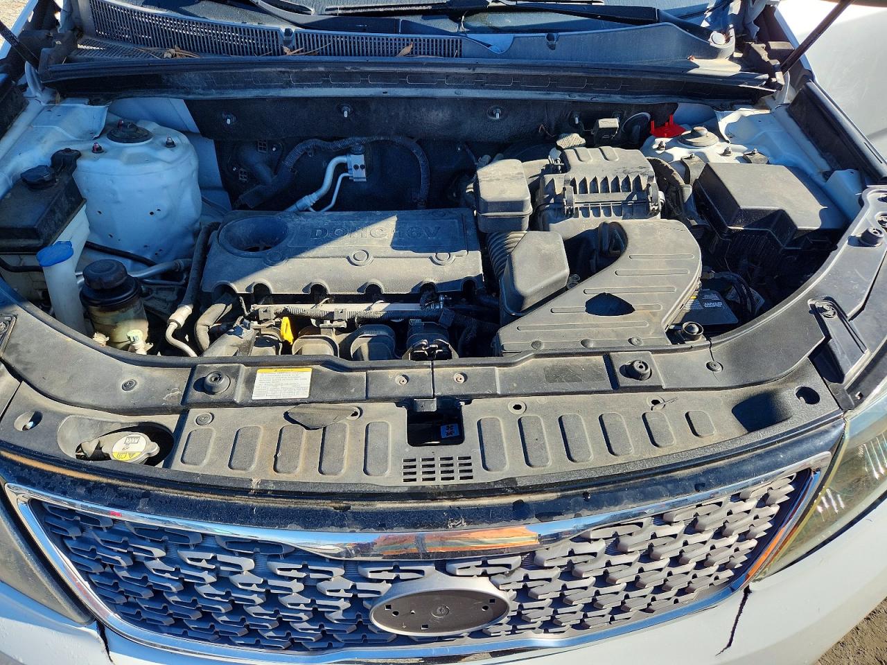 2013 Kia Sorento Lx Silver vin: 5XYKT4A18DG393499