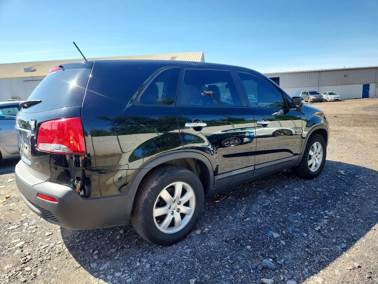 2012 Kia Sorento Lx Black vin: 5XYKT4A19CG215728