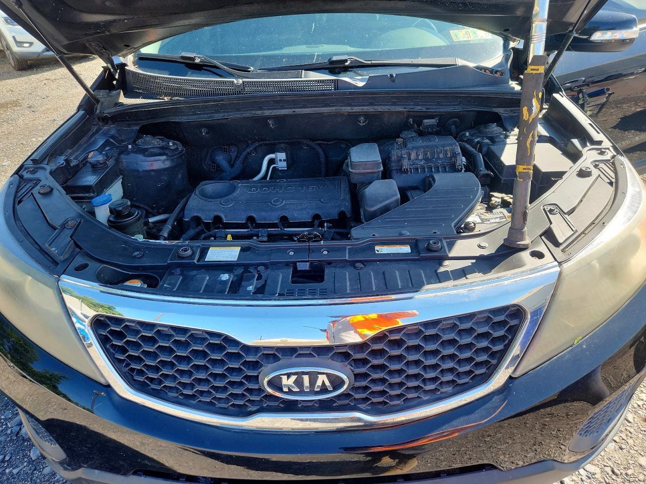 2012 Kia Sorento Lx Black vin: 5XYKT4A19CG215728