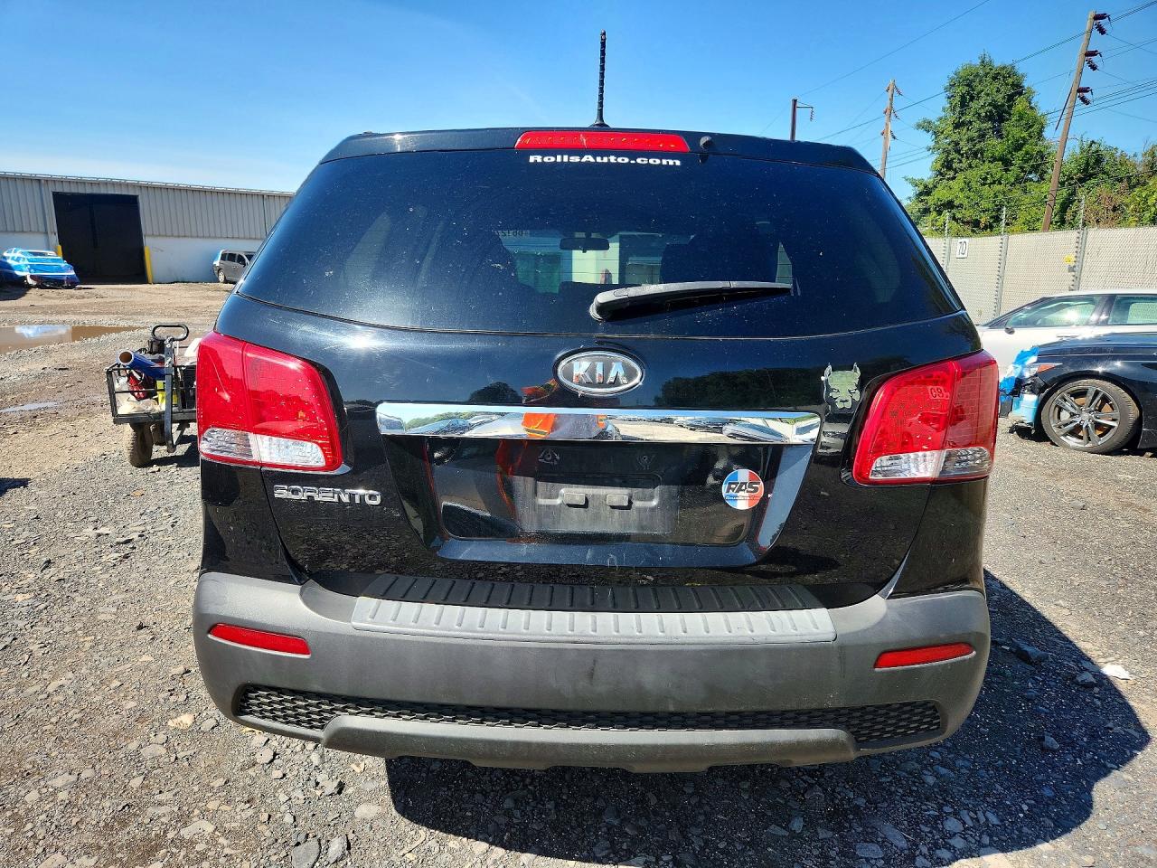 2012 Kia Sorento Lx Black vin: 5XYKT4A19CG215728
