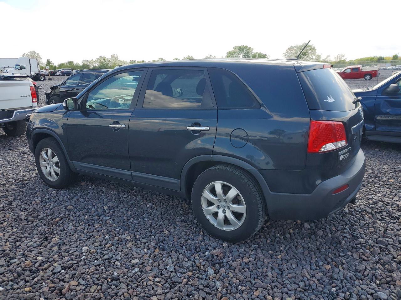 2012 Kia Sorento Lx Blue vin: 5XYKT4A19CG237115