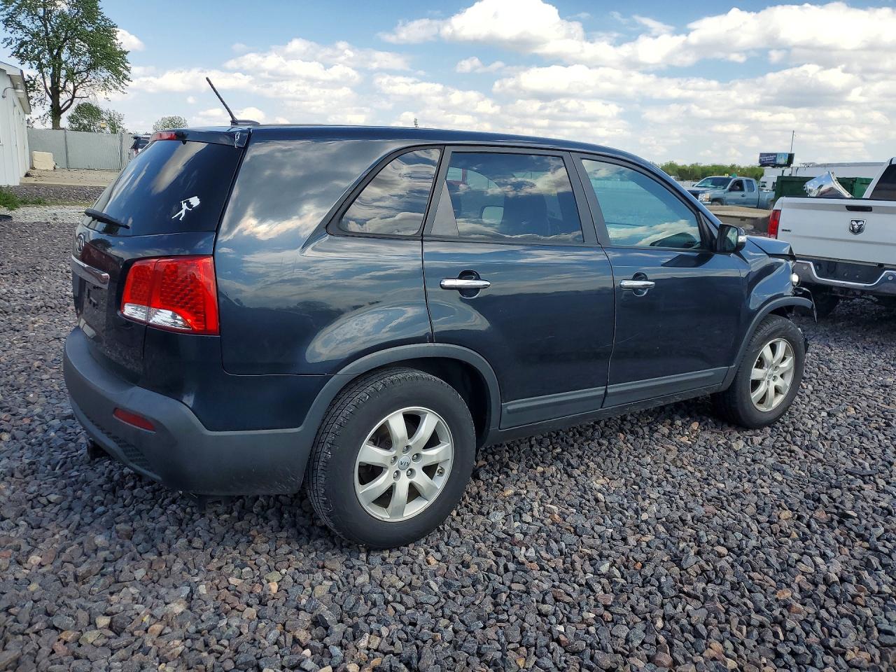 2012 Kia Sorento Lx Blue vin: 5XYKT4A19CG237115