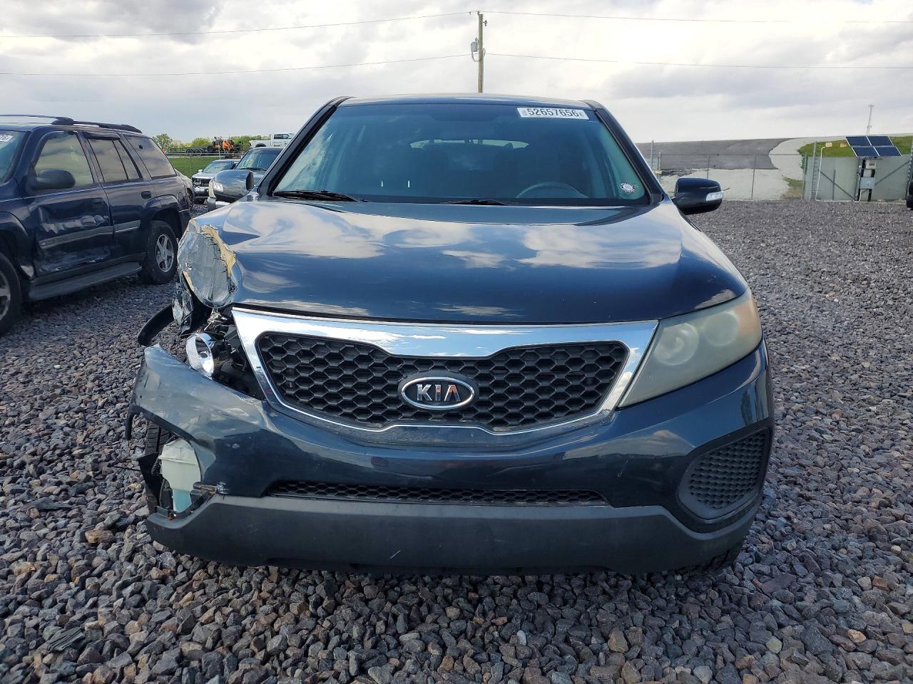 2012 Kia Sorento Lx Blue vin: 5XYKT4A19CG237115