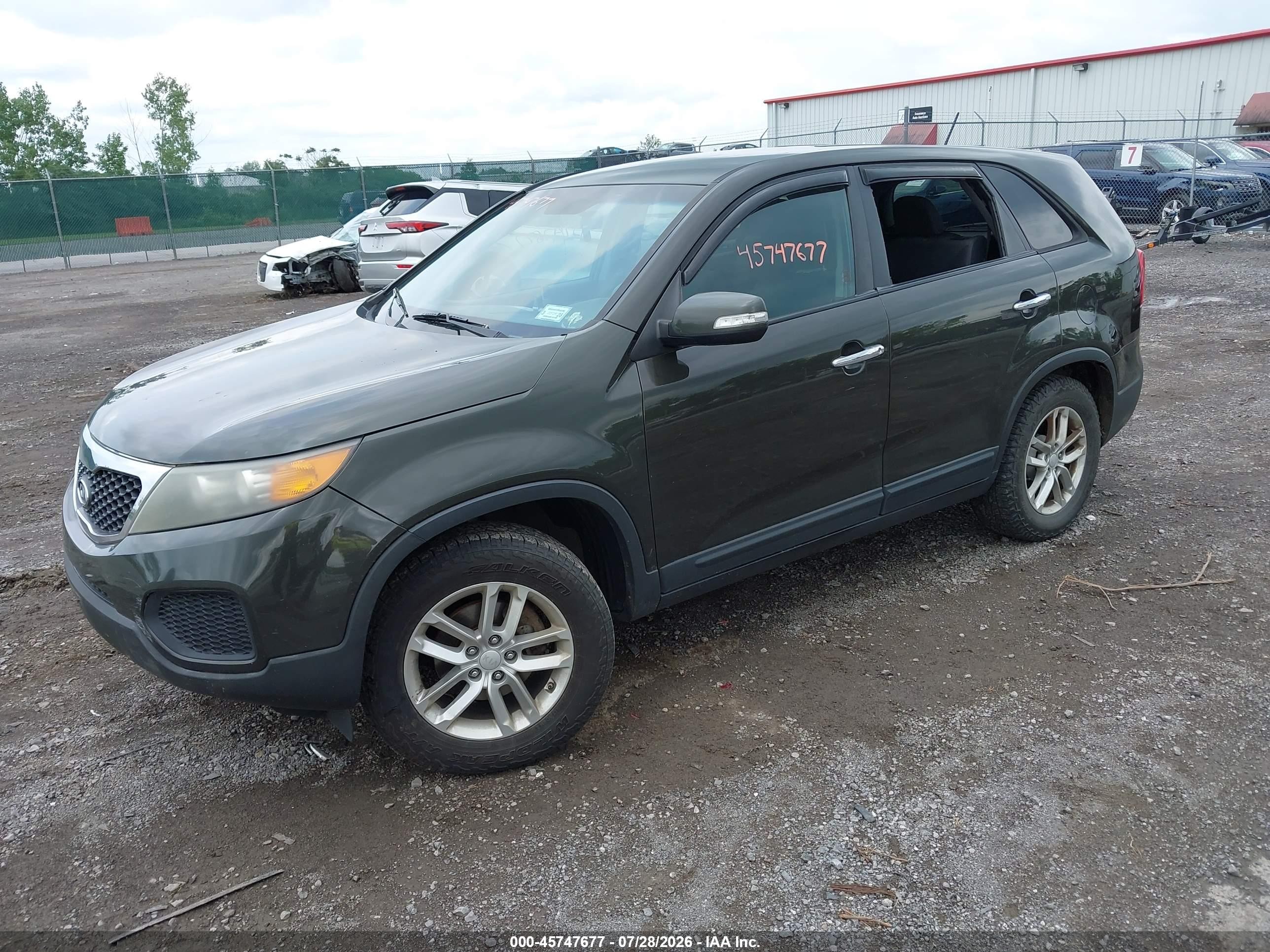 2012 Kia Sorento Lx Brown vin: 5XYKT4A1XCG189253