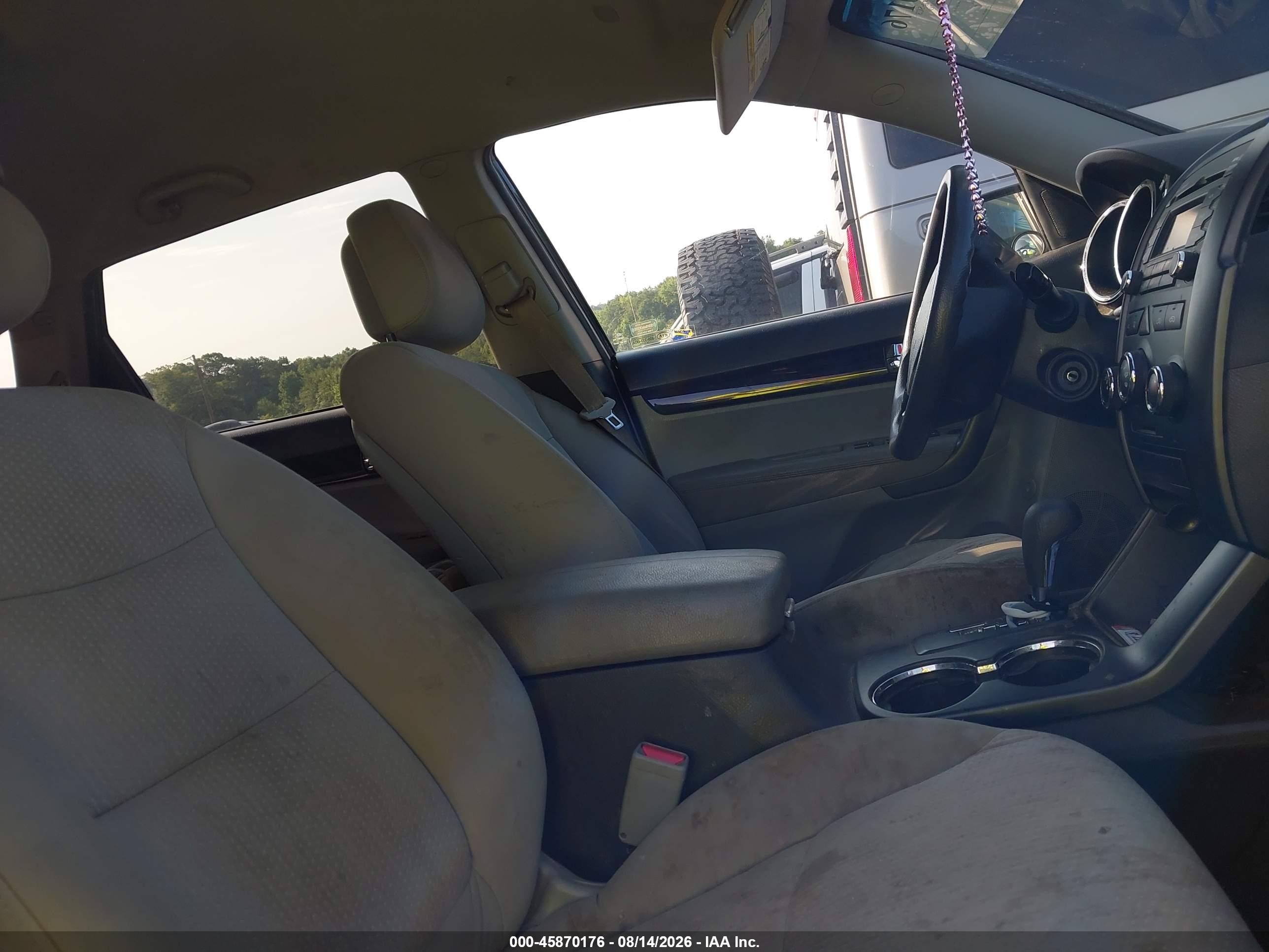 2013 Kia Sorento Lx Black vin: 5XYKT4A1XDG313507