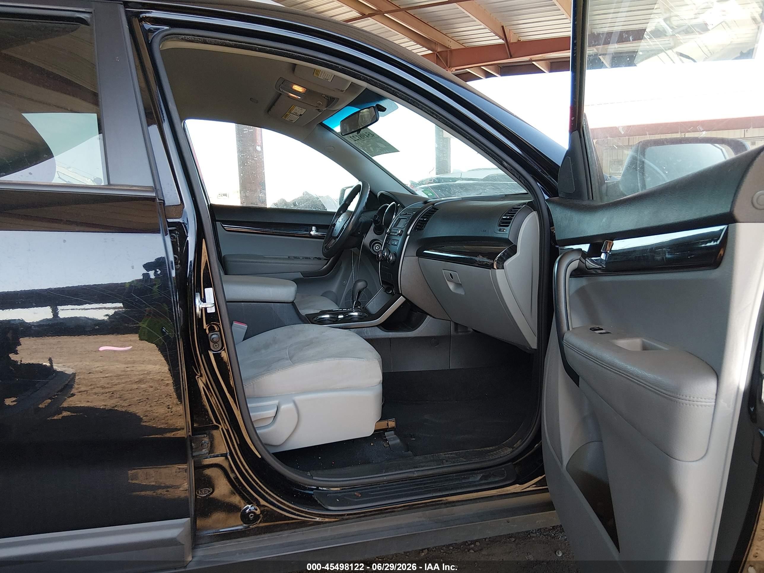 2013 Kia Sorento Lx V6 Черный vin: 5XYKT4A21DG338322