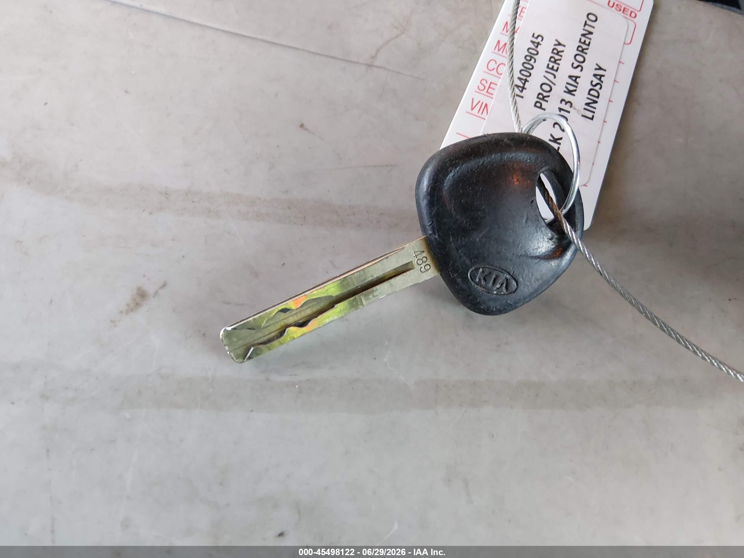2013 Kia Sorento Lx V6 Черный vin: 5XYKT4A21DG338322