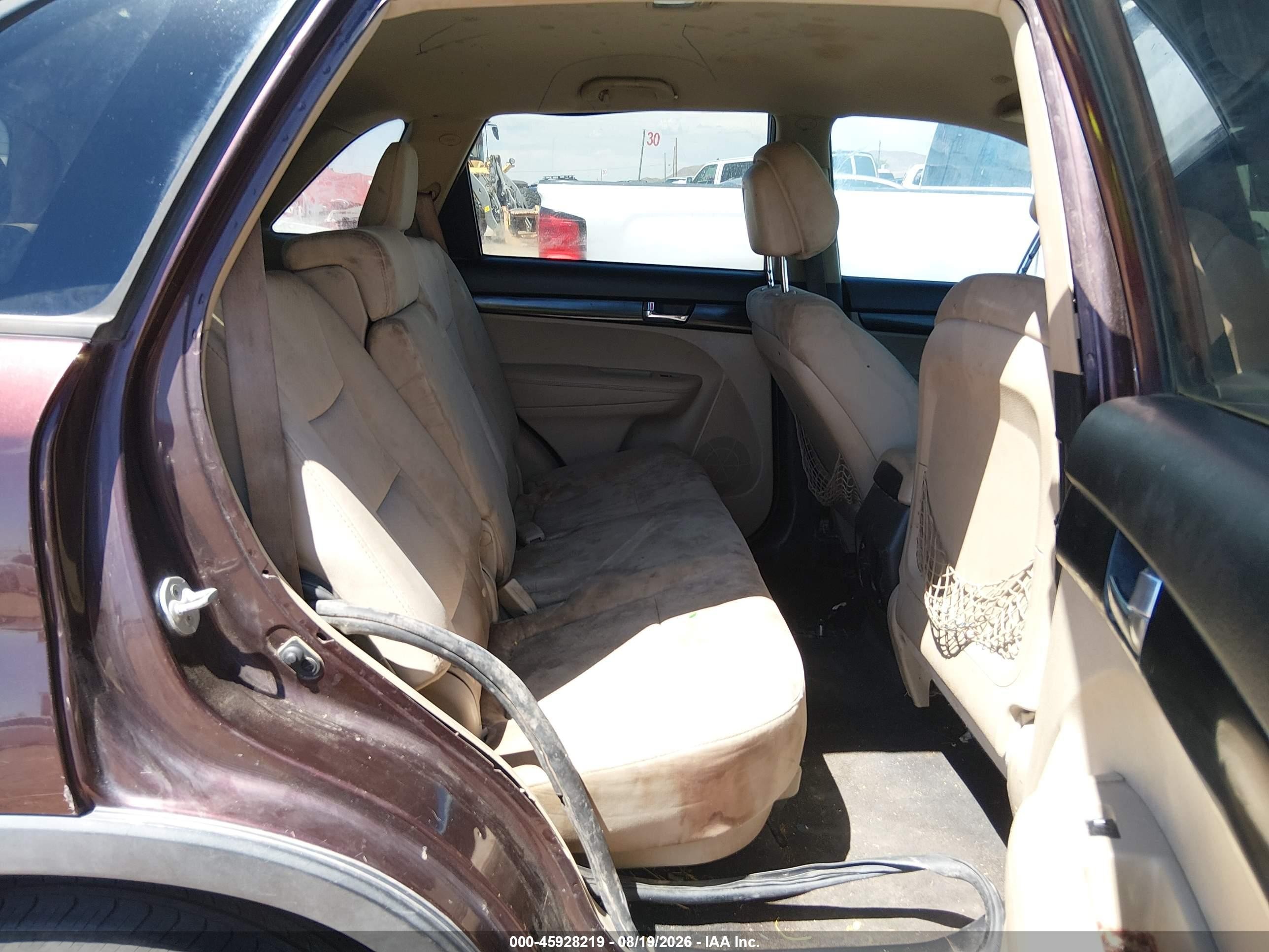 2013 Kia Sorento Lx V6 Brown vin: 5XYKT4A21DG376164