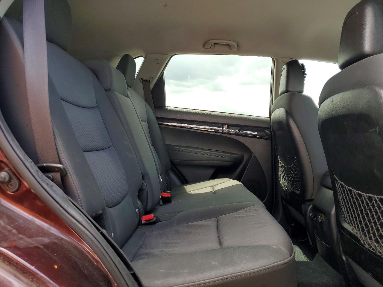 2012 Kia Sorento Lx Burgundy vin: 5XYKT4A22CG201324