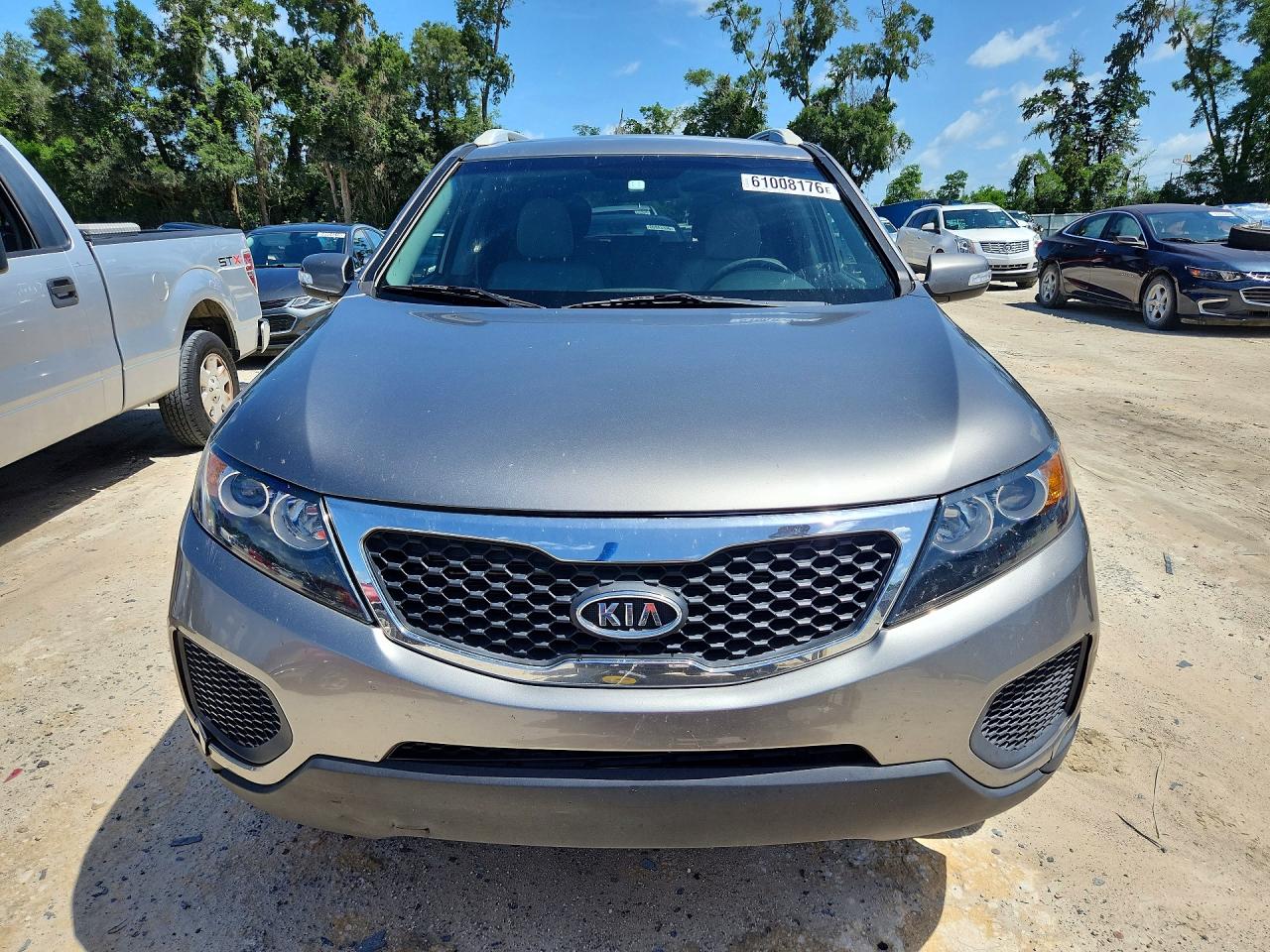 2013 Kia Sorento Lx Gray vin: 5XYKT4A22DG402772