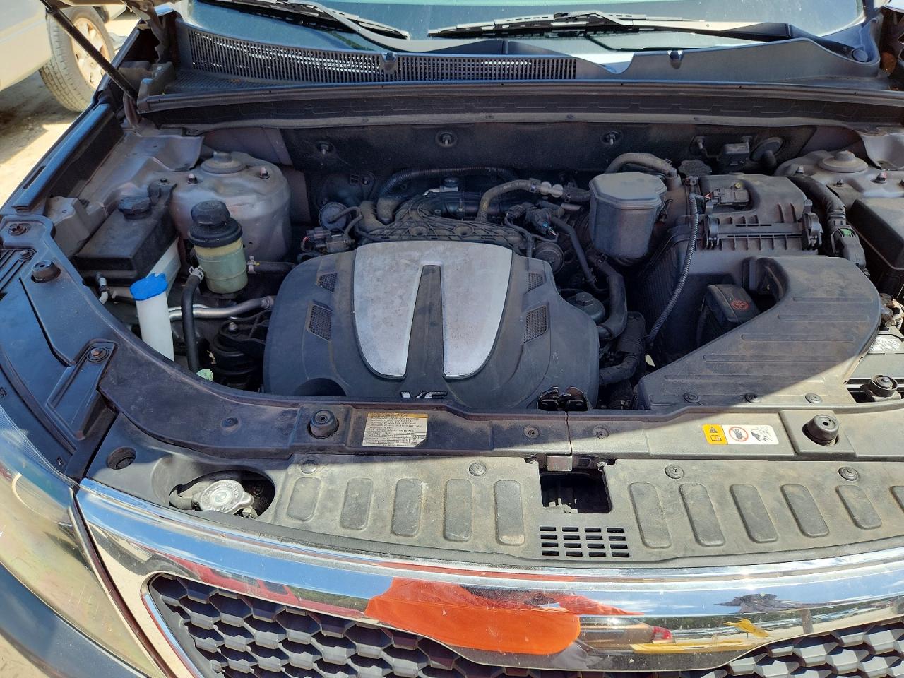 2013 Kia Sorento Lx Gray vin: 5XYKT4A22DG402772
