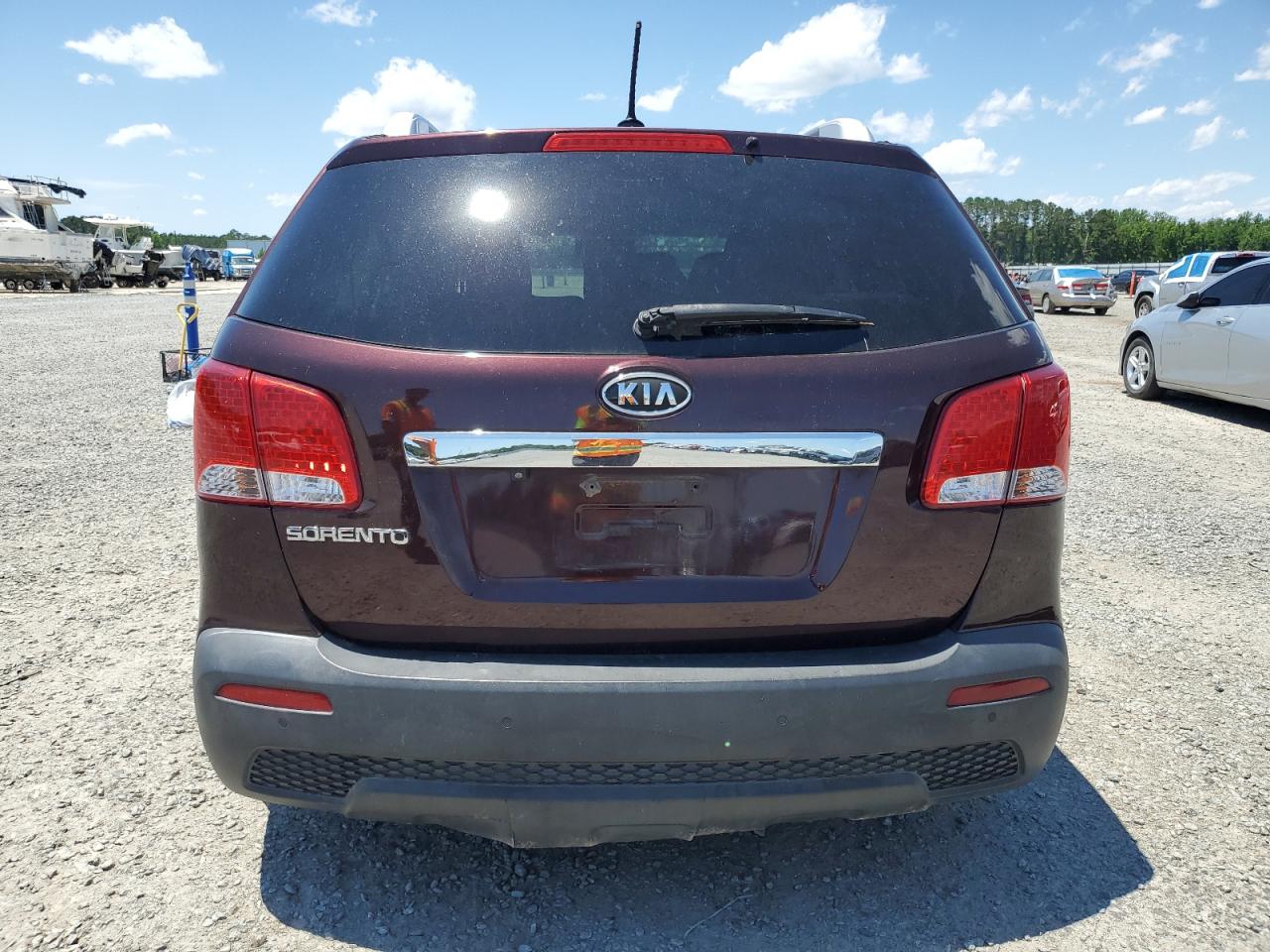 2012 Kia Sorento Base Purple vin: 5XYKT4A23CG200117