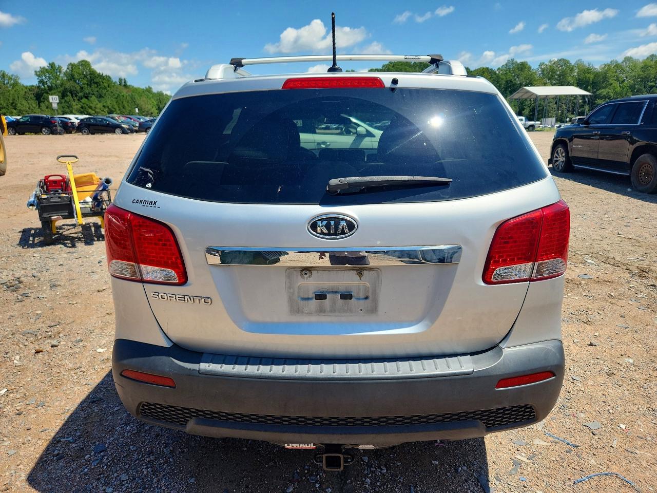 2012 Kia Sorento Lx Silver vin: 5XYKT4A23CG293463
