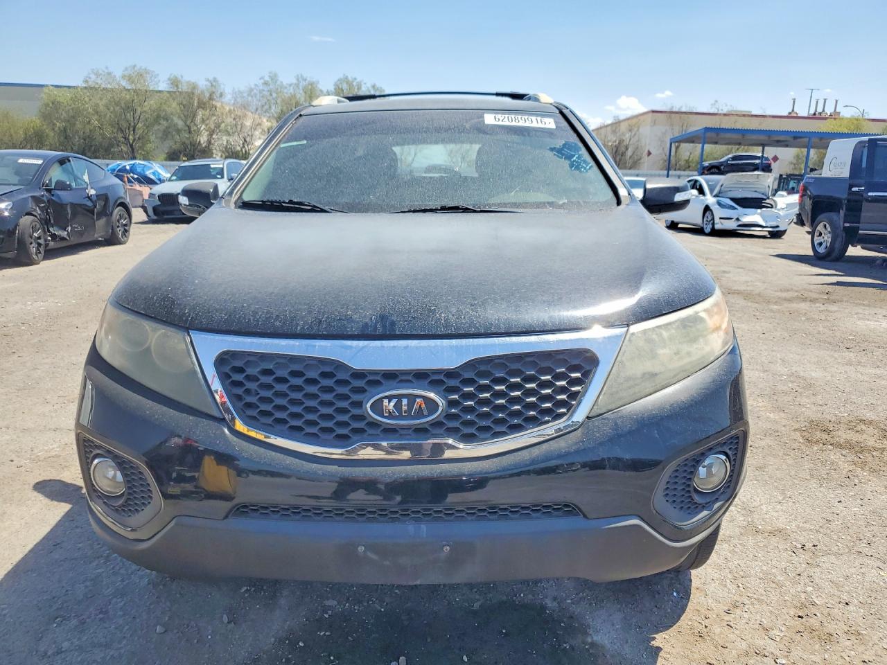 2013 Kia Sorento Lx Черный vin: 5XYKT4A23DG334661