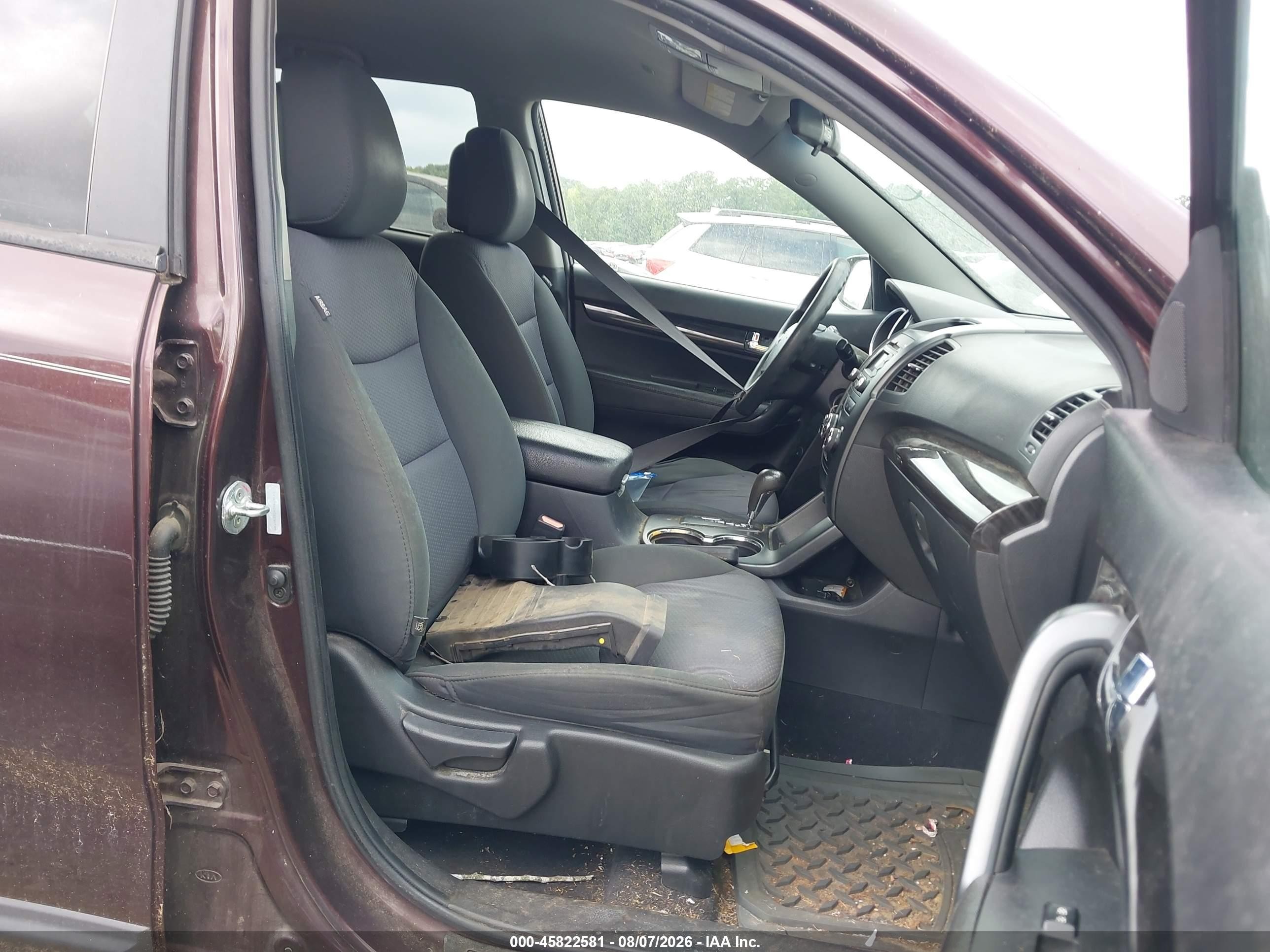 2012 Kia Sorento Lx V6 Purple vin: 5XYKT4A24CG250749