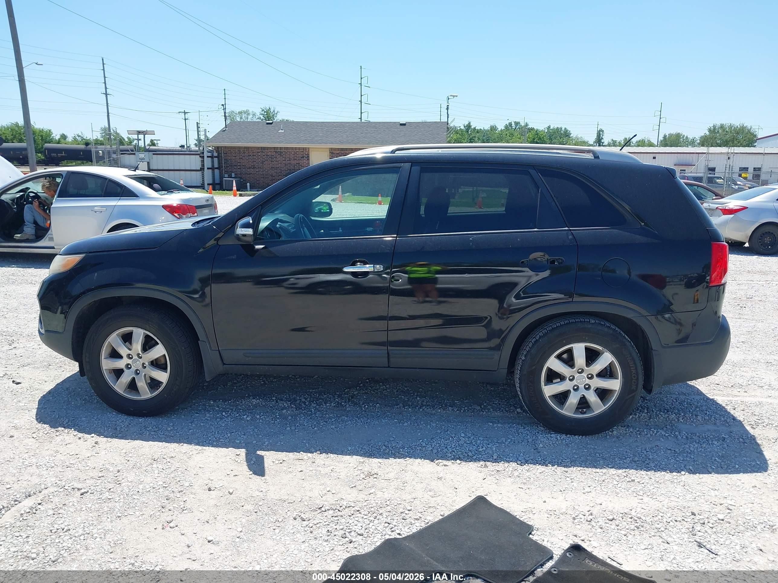2013 Kia Sorento Lx V6 Черный vin: 5XYKT4A24DG322857